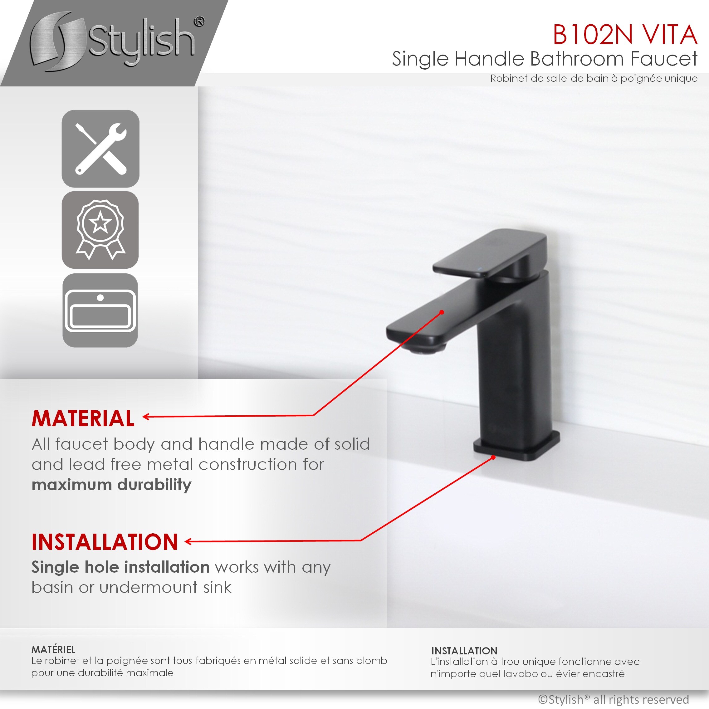 Prise simple double DIAA encastré Produits - Energical