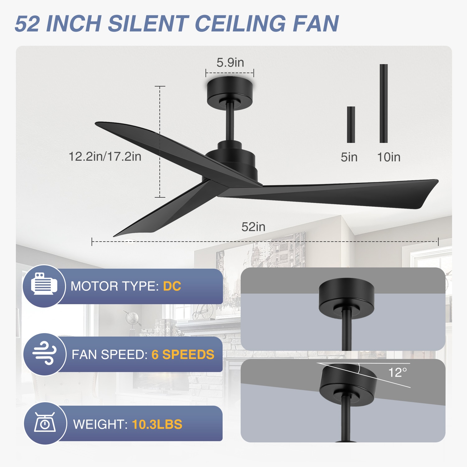 Breezary 30015-AB-NL Ceiling-Fans - View #14
