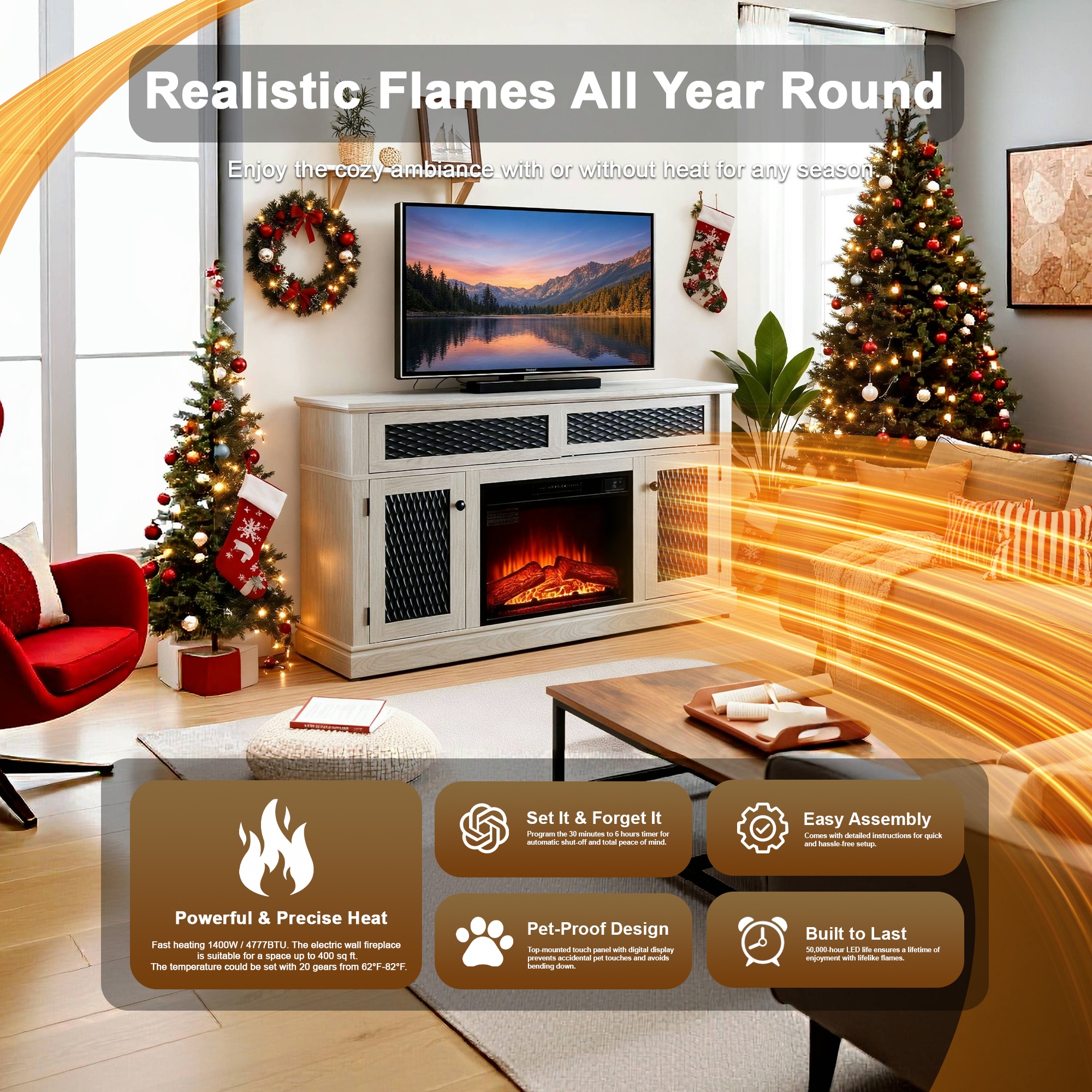 Sunrinx MG12-FP-16 Electric-Fireplaces - View #11