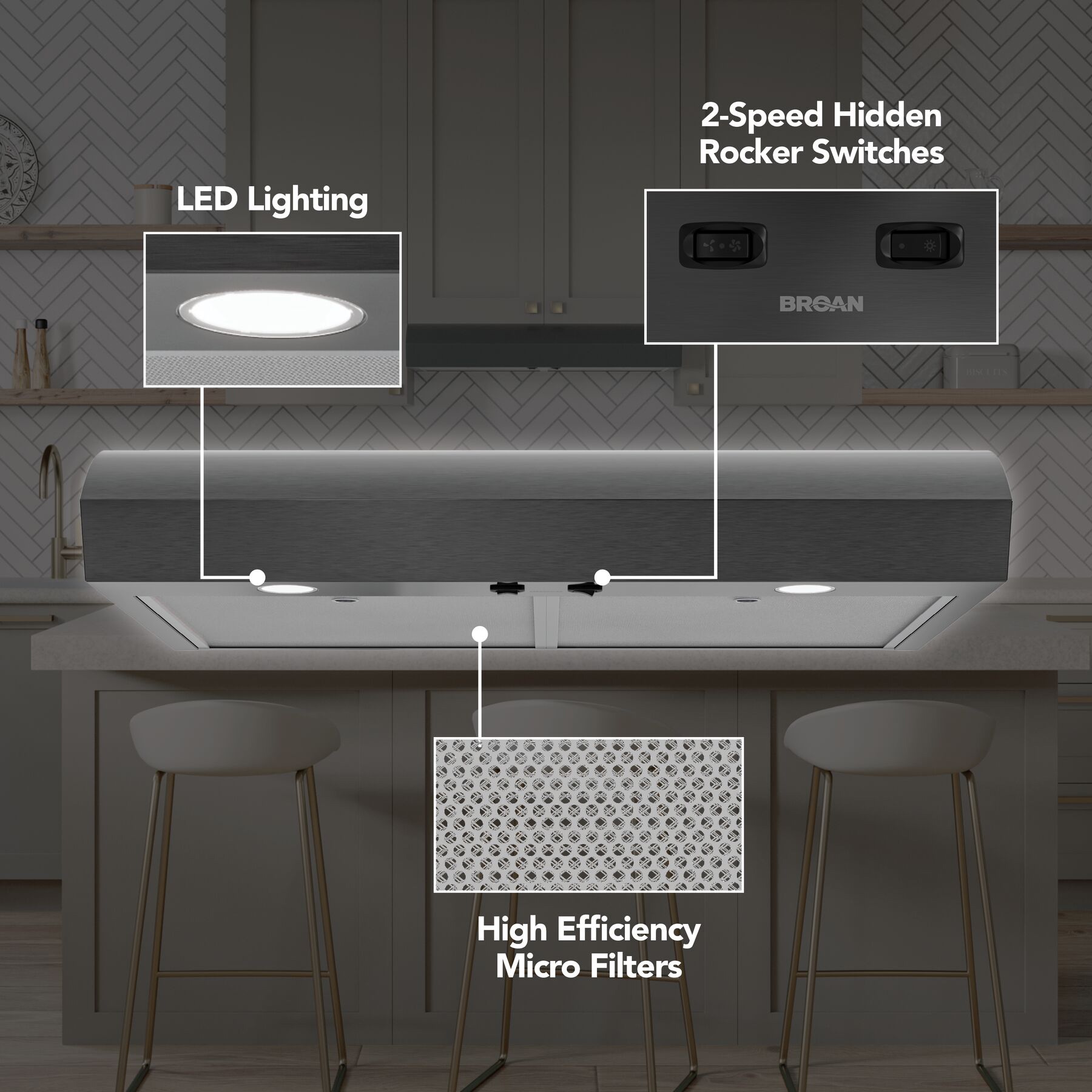 Broan MTR1303BLS Undercabinet-Range-Hoods - View #2