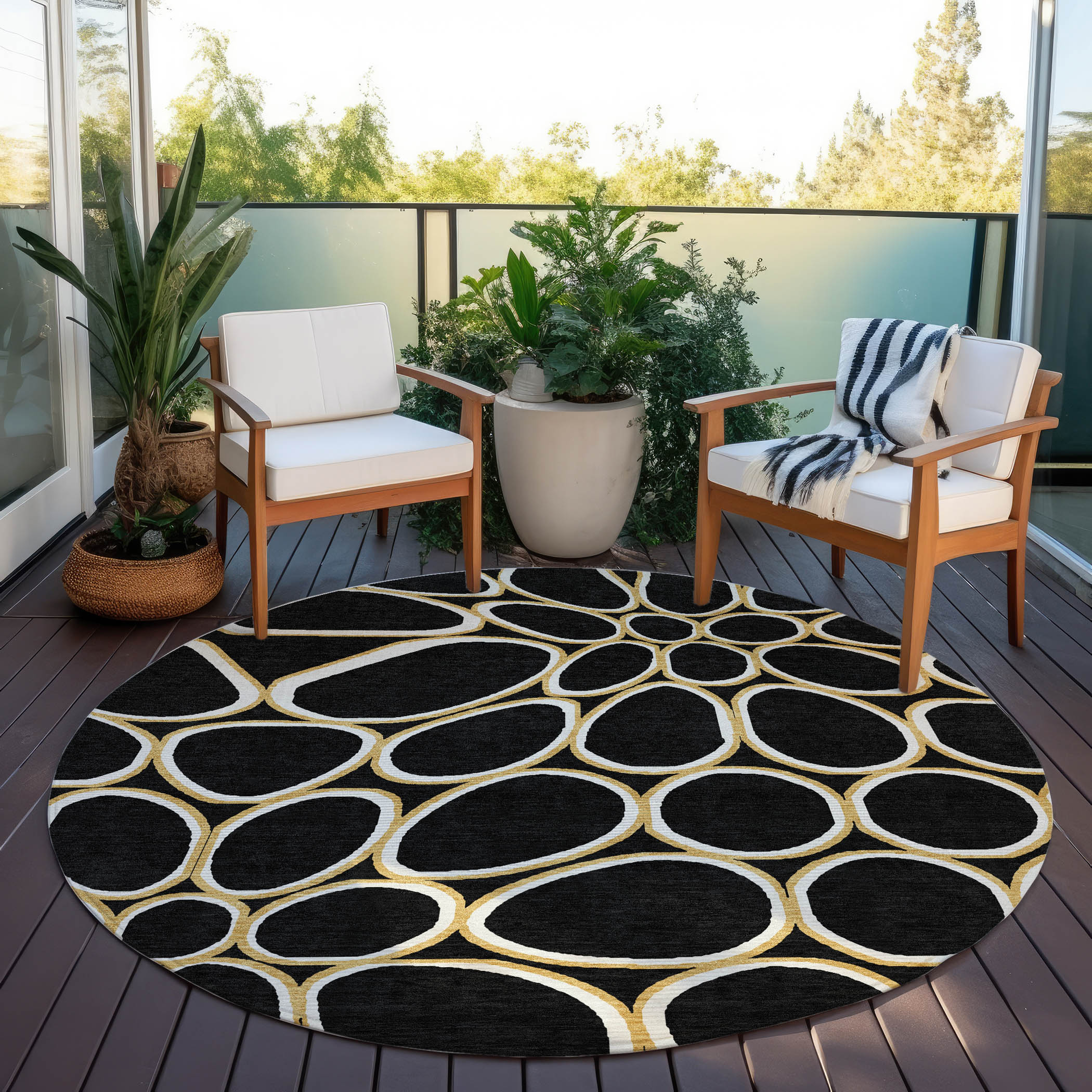 Addison Rugs ACN1041BK8RO rugs - View #7