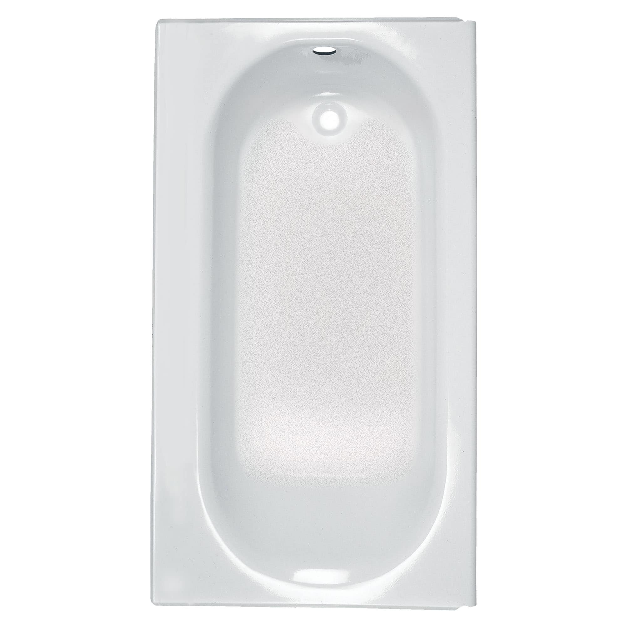 Princeton 60'' White Cast Iron Alcove Soaking Bathtub