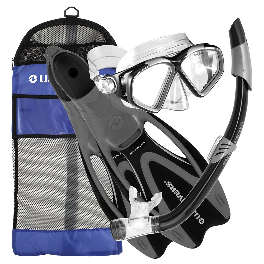 Aqua Lung Cozumel Unisex Adult Medium Snorkel Set In The Diving Gear 