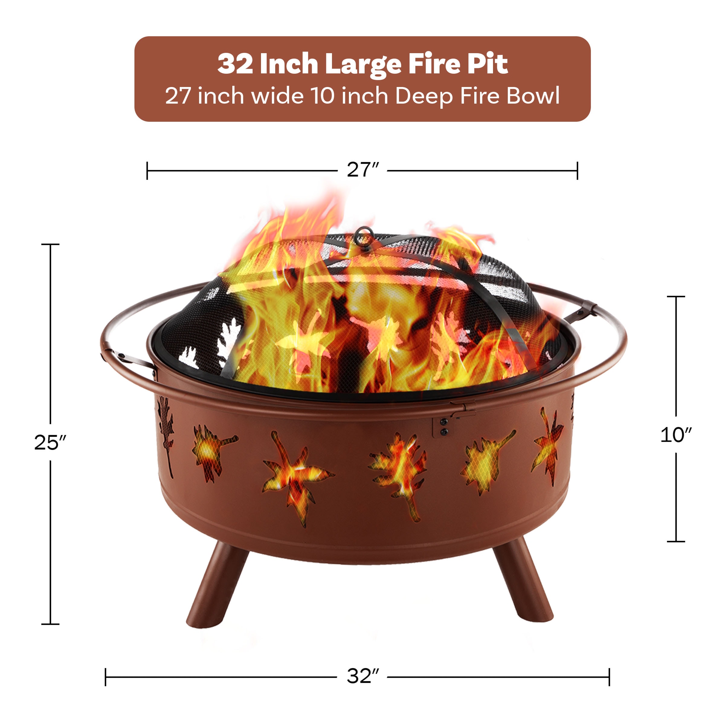 Nature Spring 405612DOP Outdoor-Woodburning-Firepits - View #6