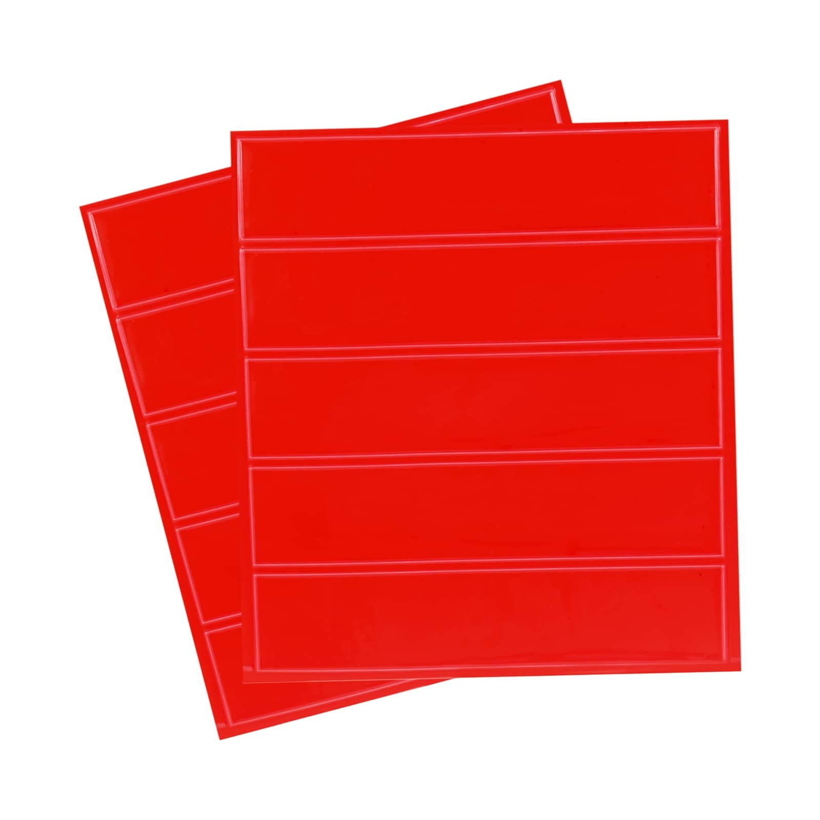 PATIKIL - 4.5 x 1inch Safety Reflective Stickers 10pcs Adhesive Night Warning Sticker Waterproof ...
