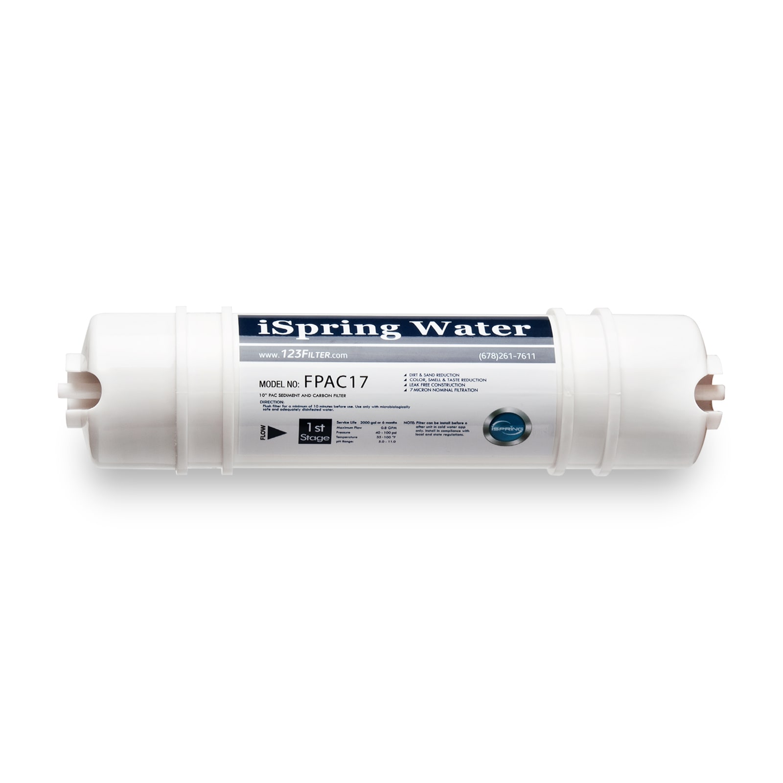 iSpring FPAC17 Coconut shell carbon Under sink Replacement Filter