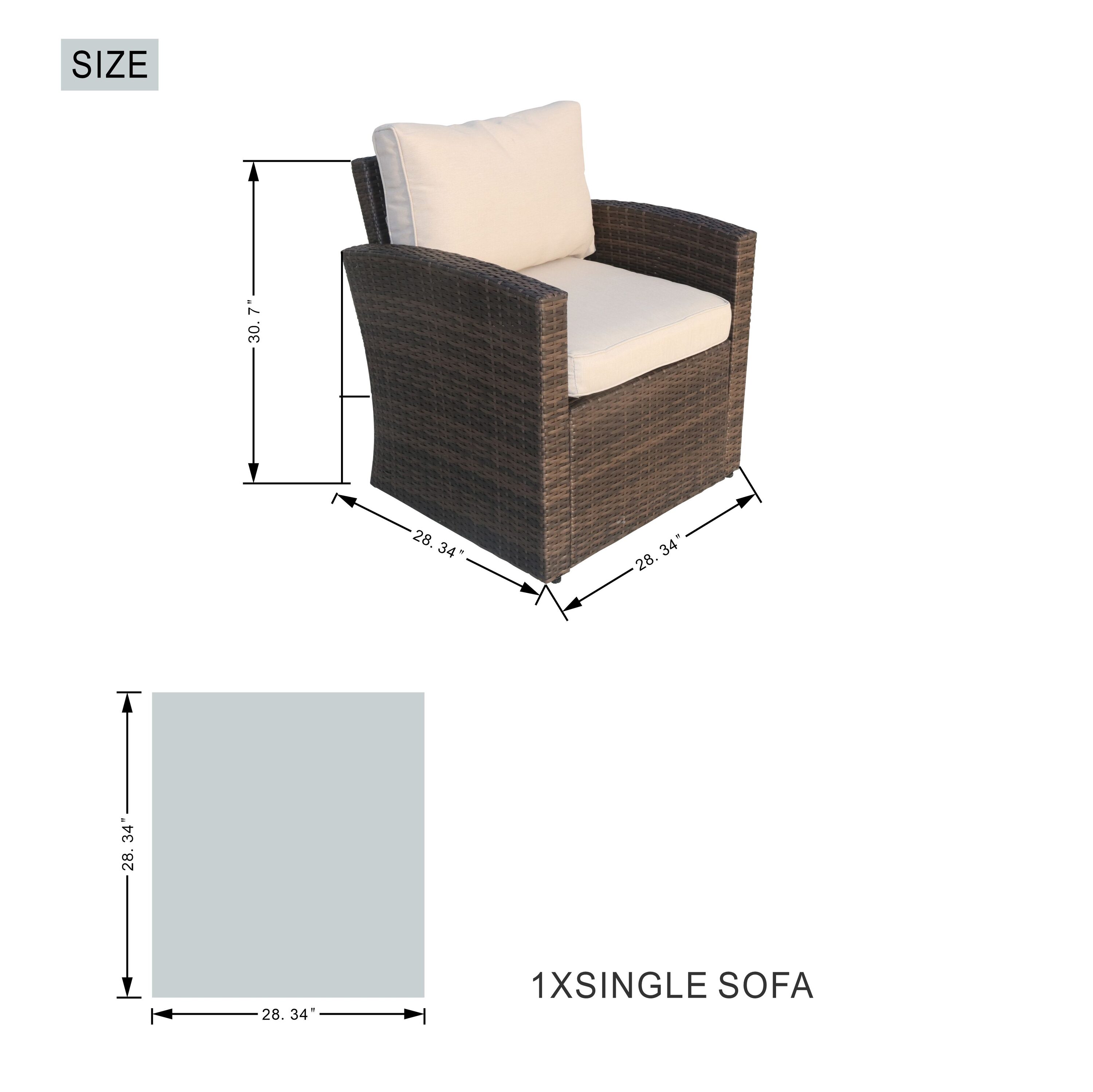 Direct Wicker DWG-2403BFI-BR Patio-Conversation-Sets - View #12