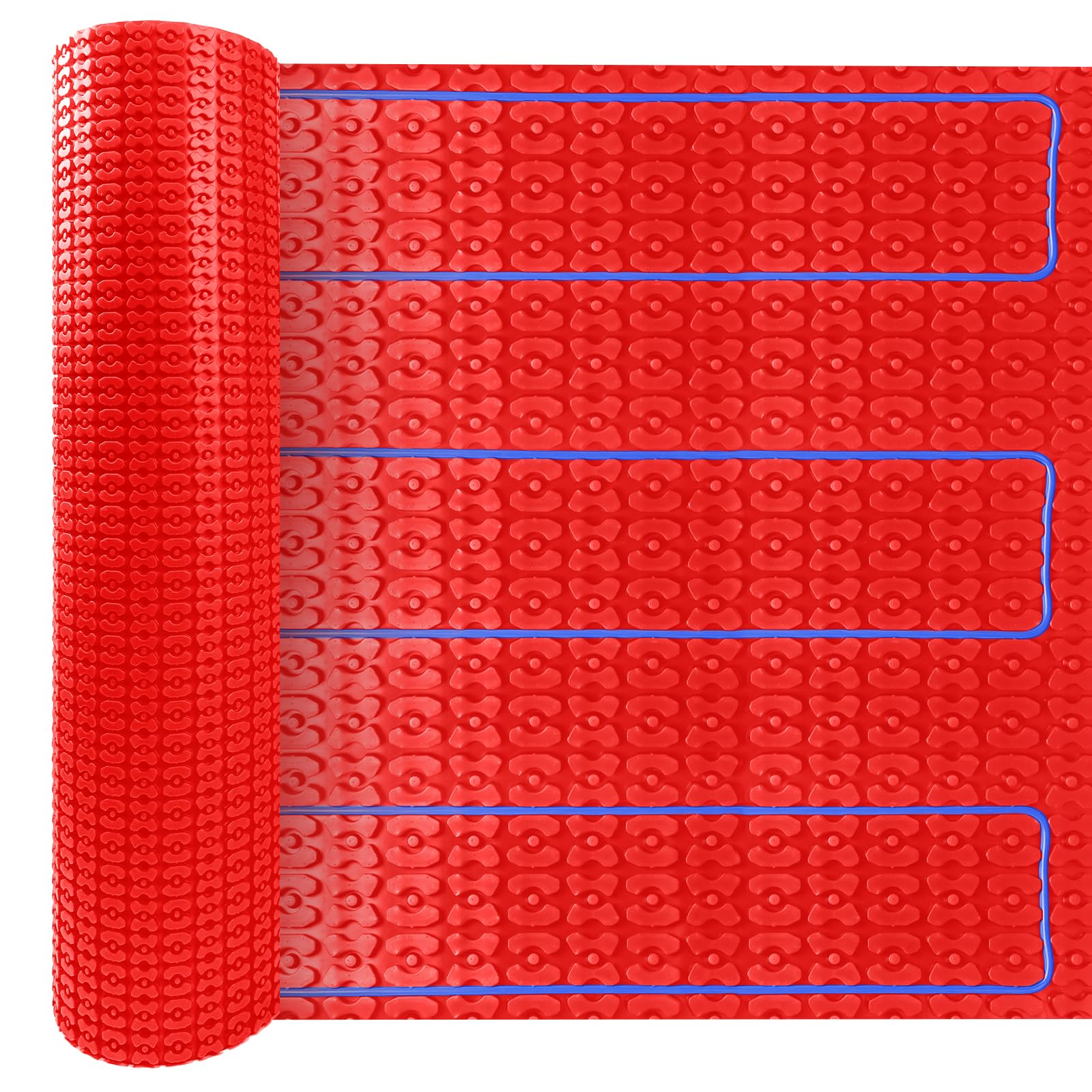 Misopily  Heating Cable Underlayment Membrane Easy Installation Uncoupling Heated Floor Mat Waterproof Tile Anti Fracture 161 Sq Ft