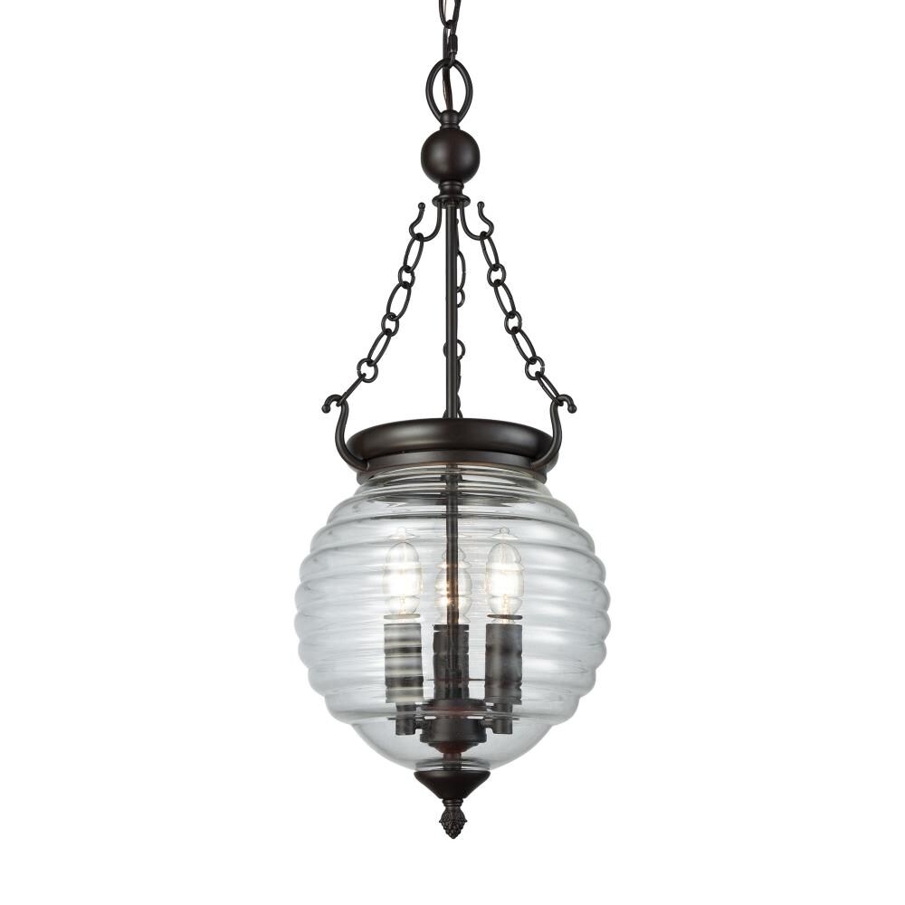 Westmore Lighting CH304565 Barna 3-Light Oil Rubbed Bronze Traditional Chandelier