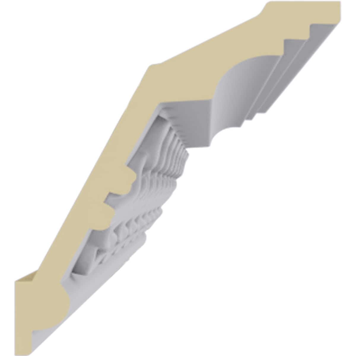 Ekena Millwork MLD03X03X04KD-CASE-2 Crown-Moulding - View #2