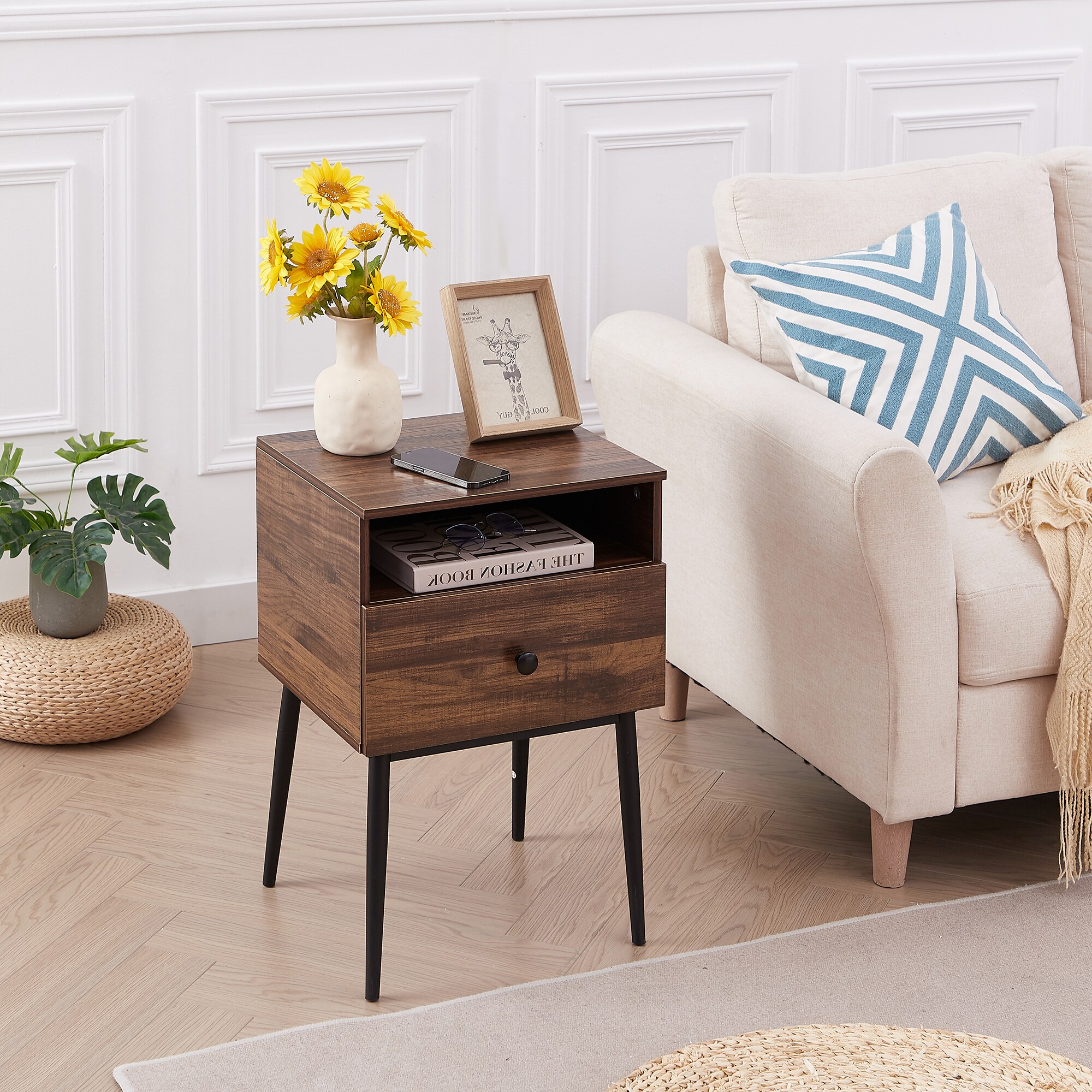 Vecelo LOE-HY-NS06-ATB nightstands - View #4