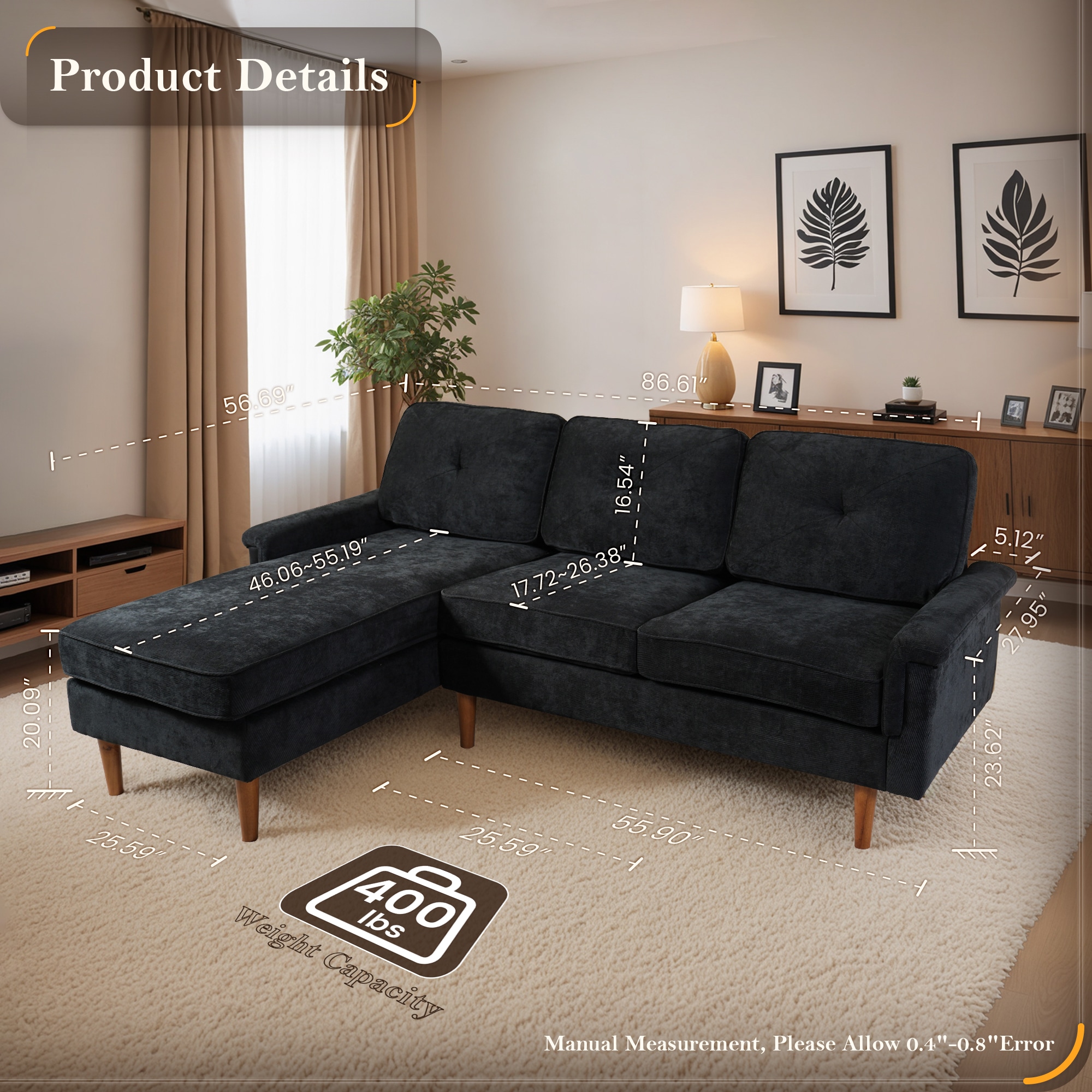 ALTRIGUS 6L-NOPL400-AL Sofas-Loveseats - View #2