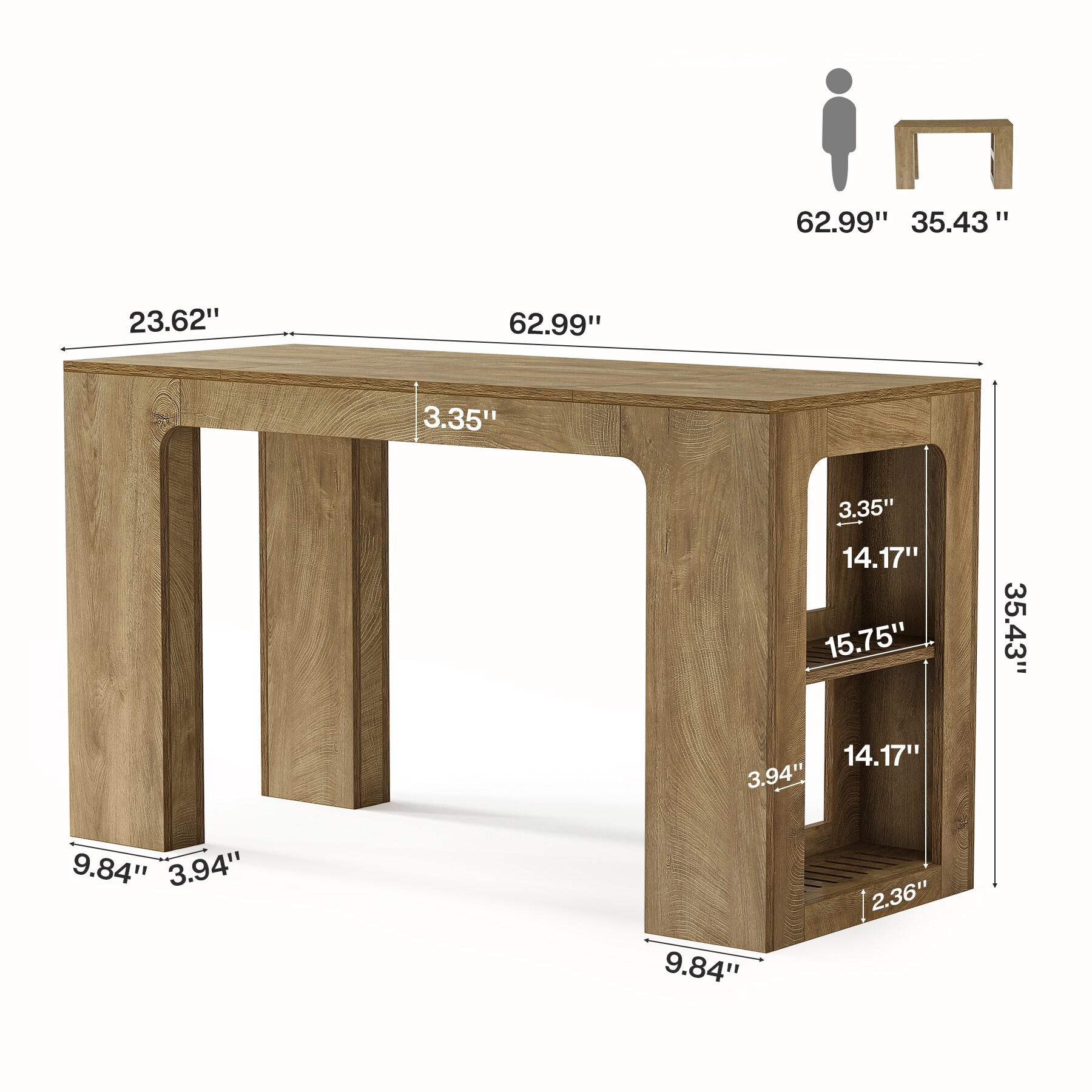 Tribesigns LWOYJL-1442YY Kitchen-Furniture - View #4