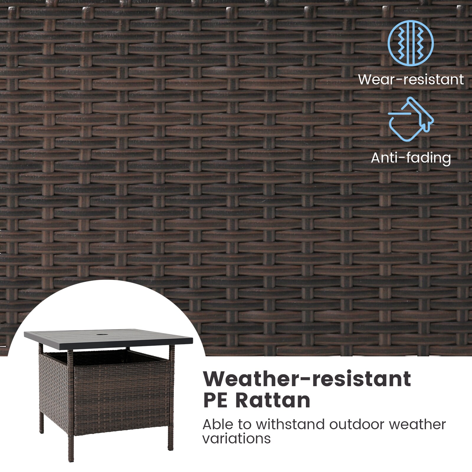 Forclover HBV-006BN Patio-Tables - View #5
