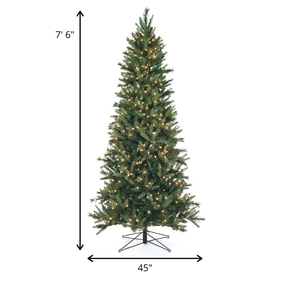 Sullivans 7.5-ft Fir Pre-lit Artificial Christmas Tree with LED Lights ...