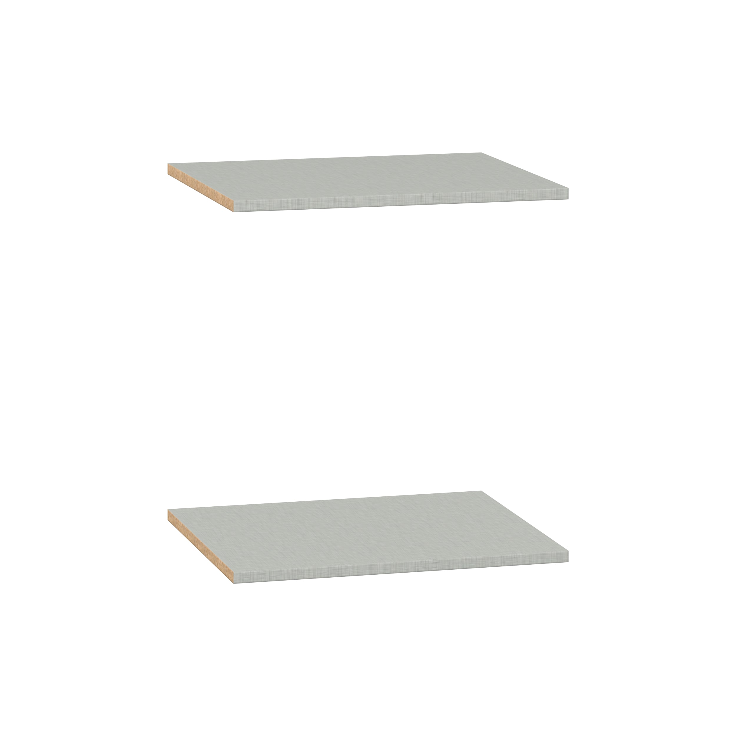 Hugo&Borg DSSHL-2124 Cabinet Shelf Kit 19.44-in W x 0.75-in H x 22.81-in D Light Gray