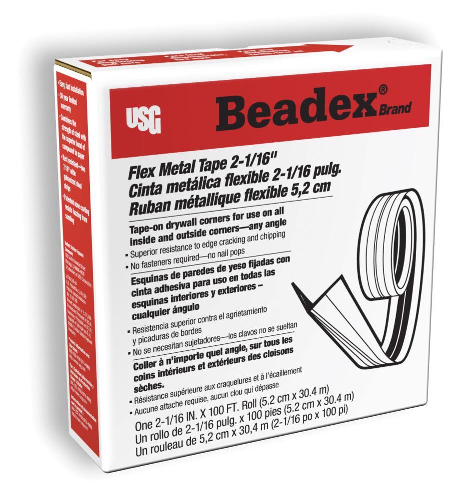 BEADEX Brand 5.125-in X 25-ft Paper-faced Metal Flexible Corner Bead At ...