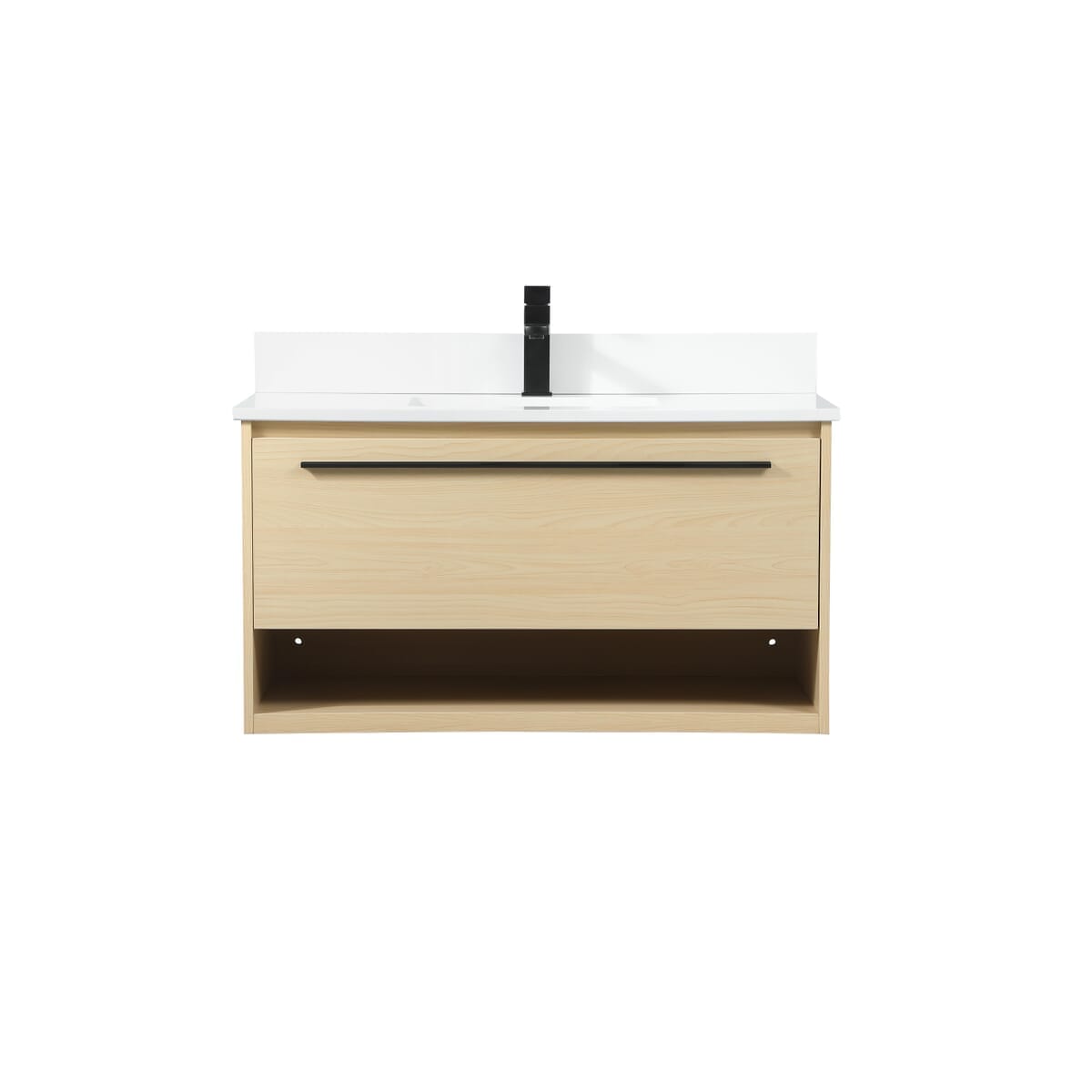 Simply Living Home Arletta 36 inch Single Bathroom Vanity in Maple with ...