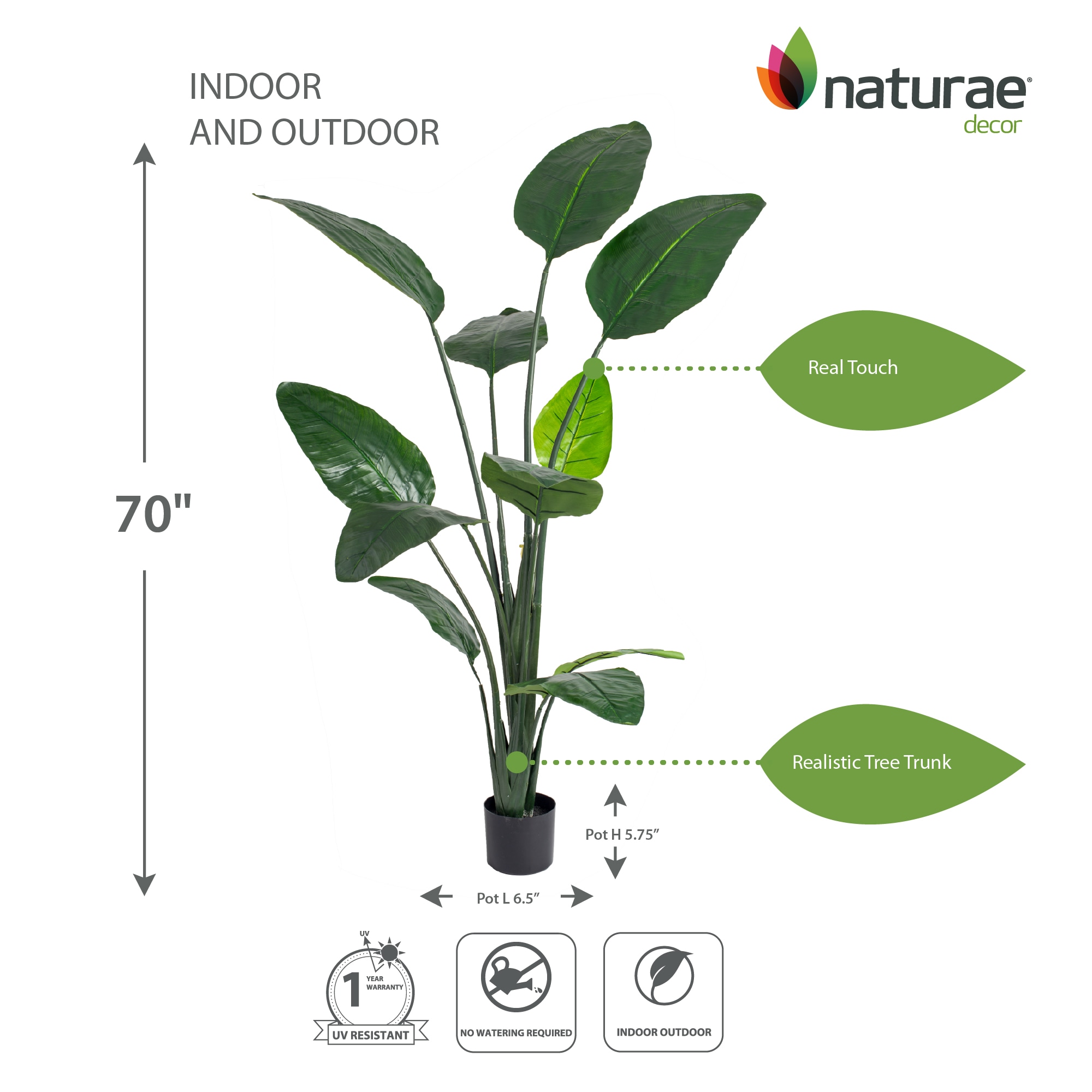 naturae decor OUT-PARA-70BC Artificial-Plants-Trees - View #3