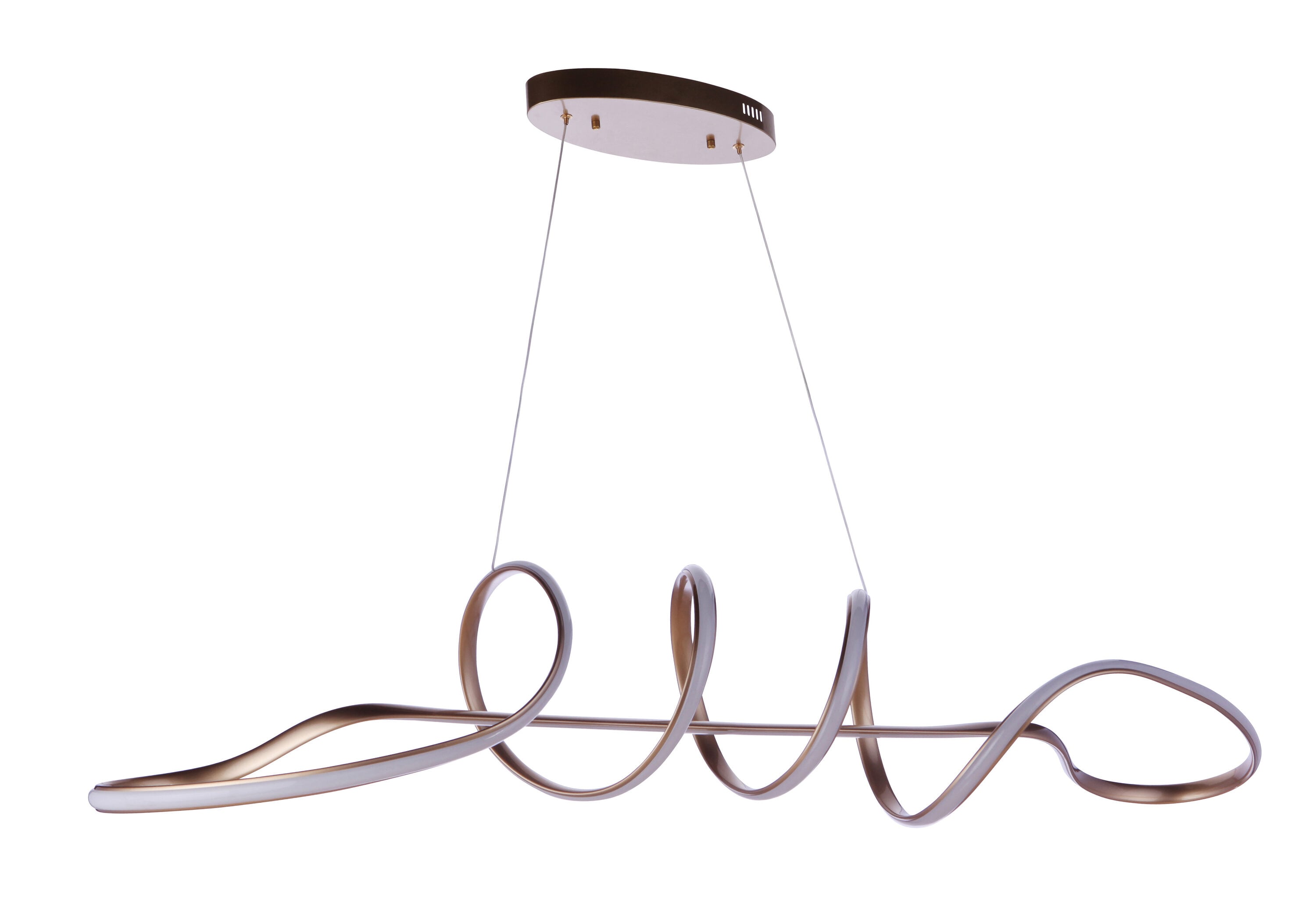 Craftmade 55770-CHB-LED Pulse 1 -Light Brass Modern/contemporary Integrated LED For Use in Bedrooms, Dining Rooms, Foyers, Living Rooms Chandelier