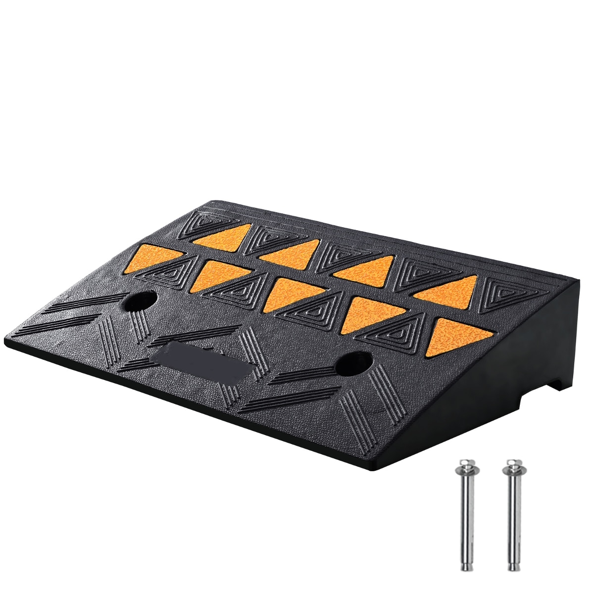 KEOKLE Rubber Curb Ramp 4.25 in Rise 11.8 in Wide Heavy Duty Driveway ...