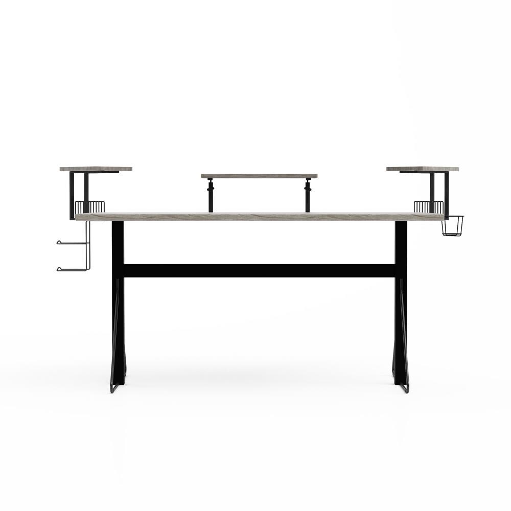 Jamesdar Core Black/Gray Power Gaming L Desk