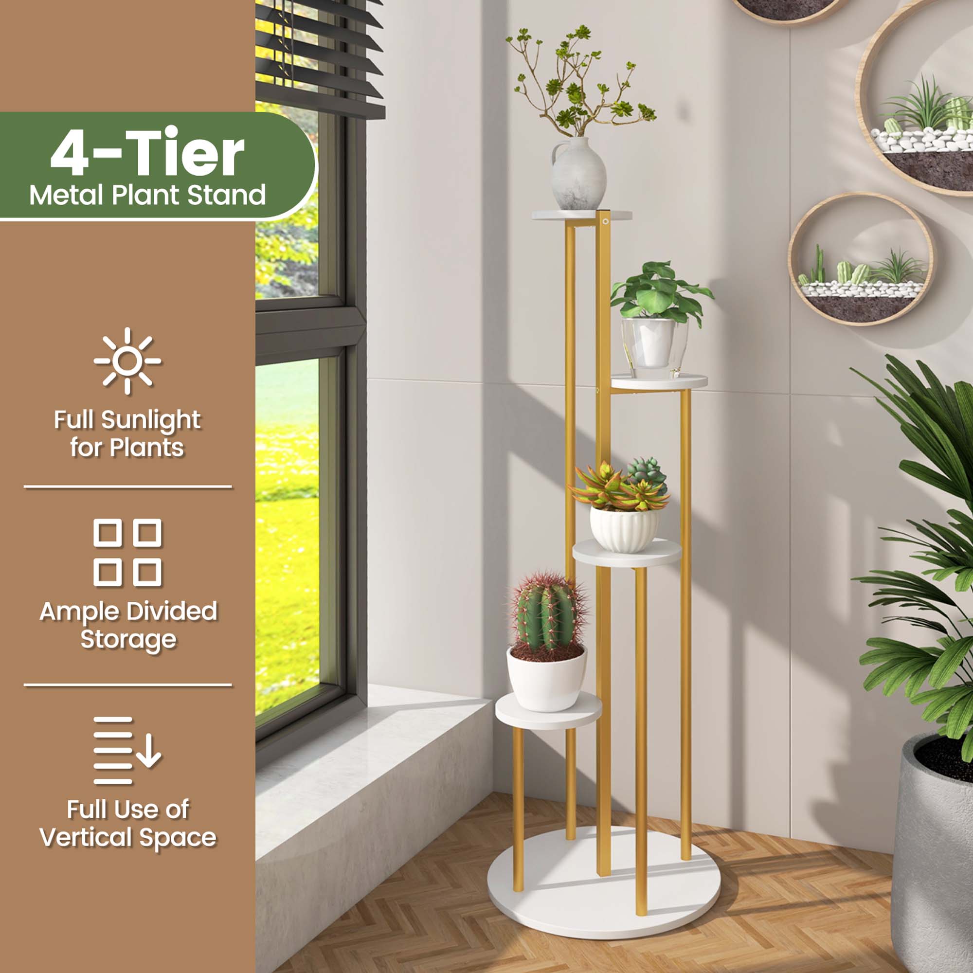 Costway CSHY006173 Plant-Stand - View #7