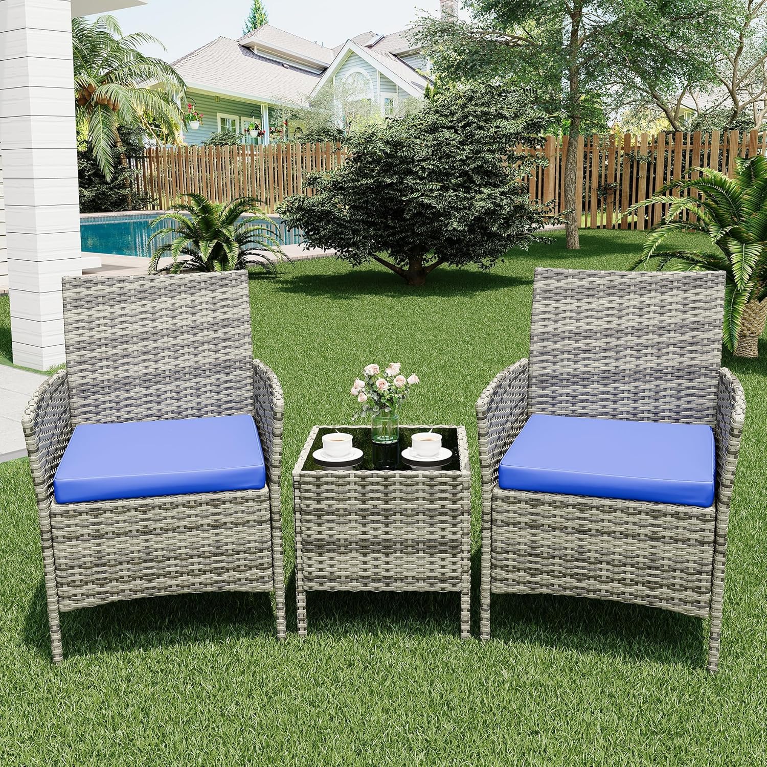 Garvee LS-PATIOSET34ULBLUE Patio-Conversation-Sets - View #5