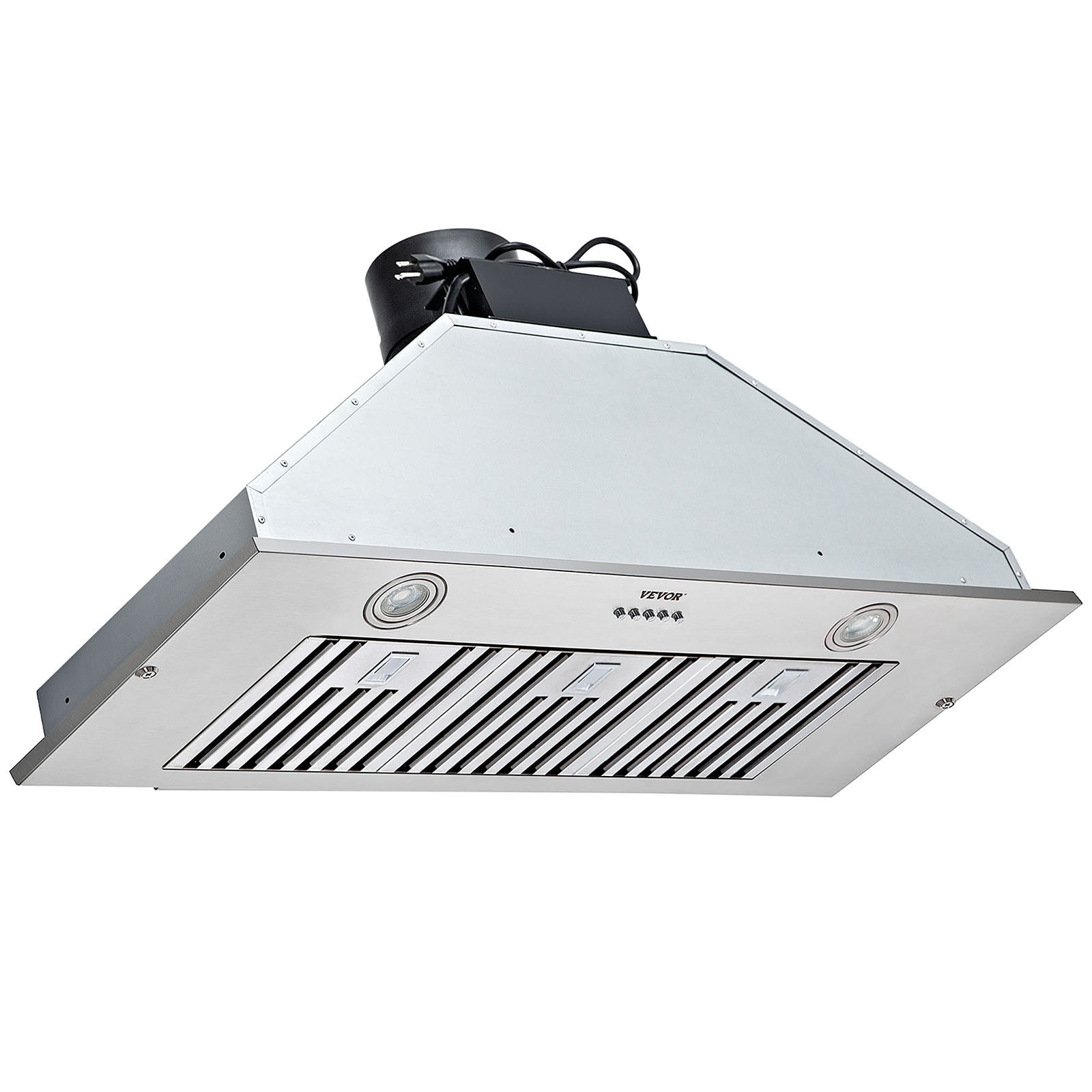 Range Hood Insert/Built-in 30-36 Inch, 6'' Duct 3-Speeds 600 CFM Stainless  Steel Vent Hood with LED Lights - On Sale - Bed Bath & Beyond - 35055111