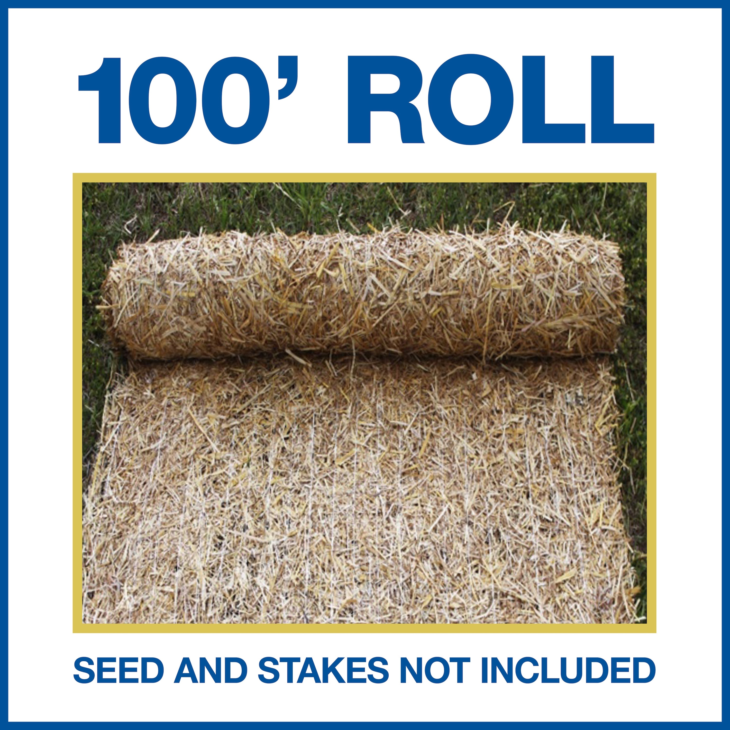 Pennington 100 ft x 6 ft Straw Seed Blanket in the Seed Blankets department at Lowes