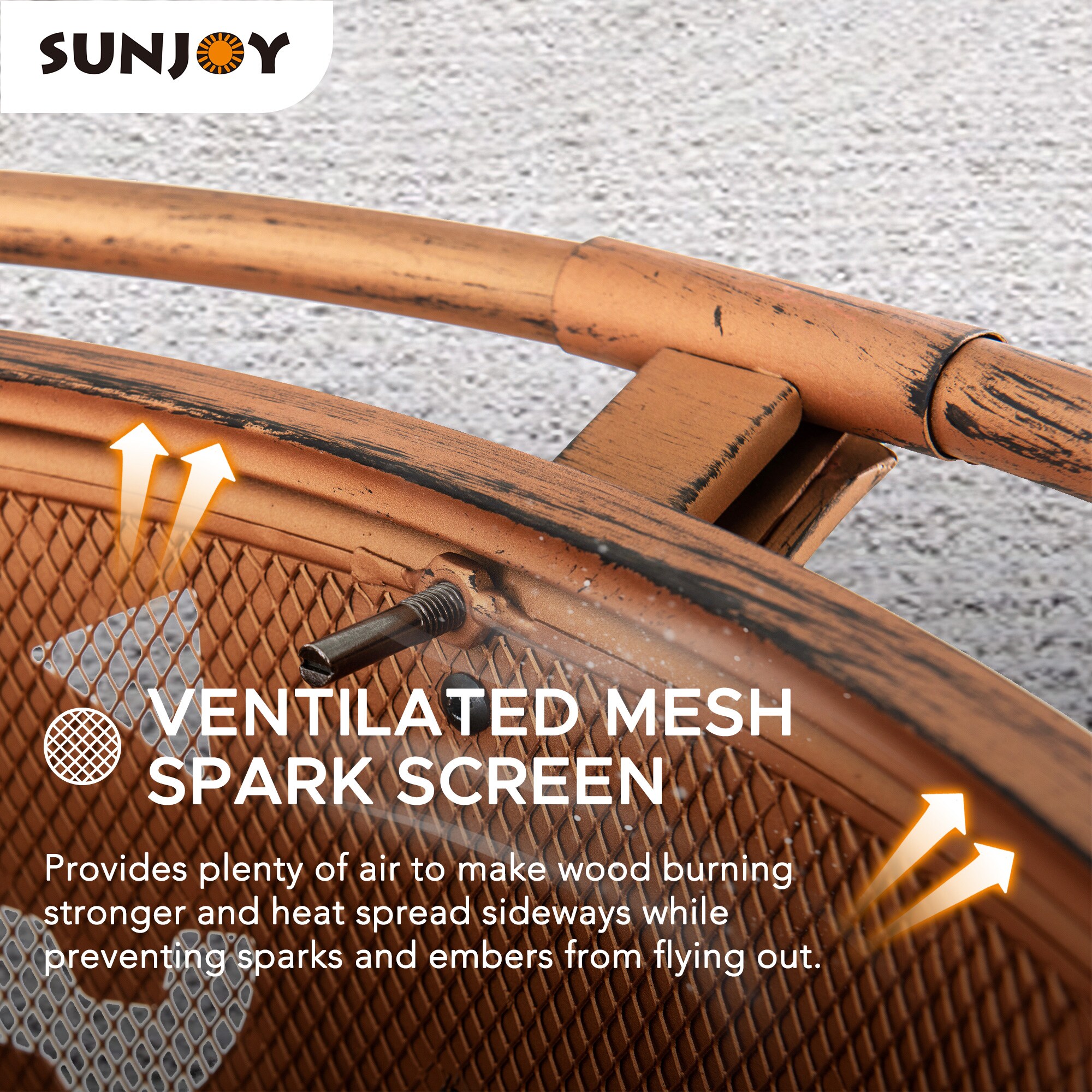 Sunjoy A301026900 Outdoor-Woodburning-Firepits - View #5