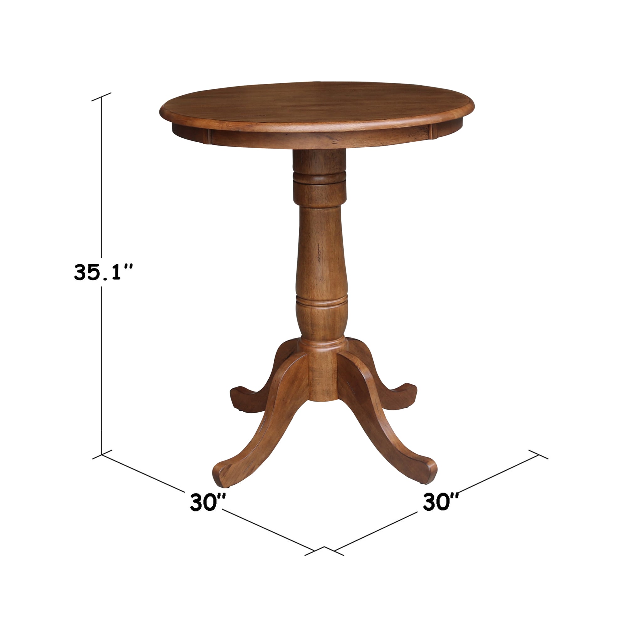 International Concepts K42-30RT-6B Dining-Tables - View #4