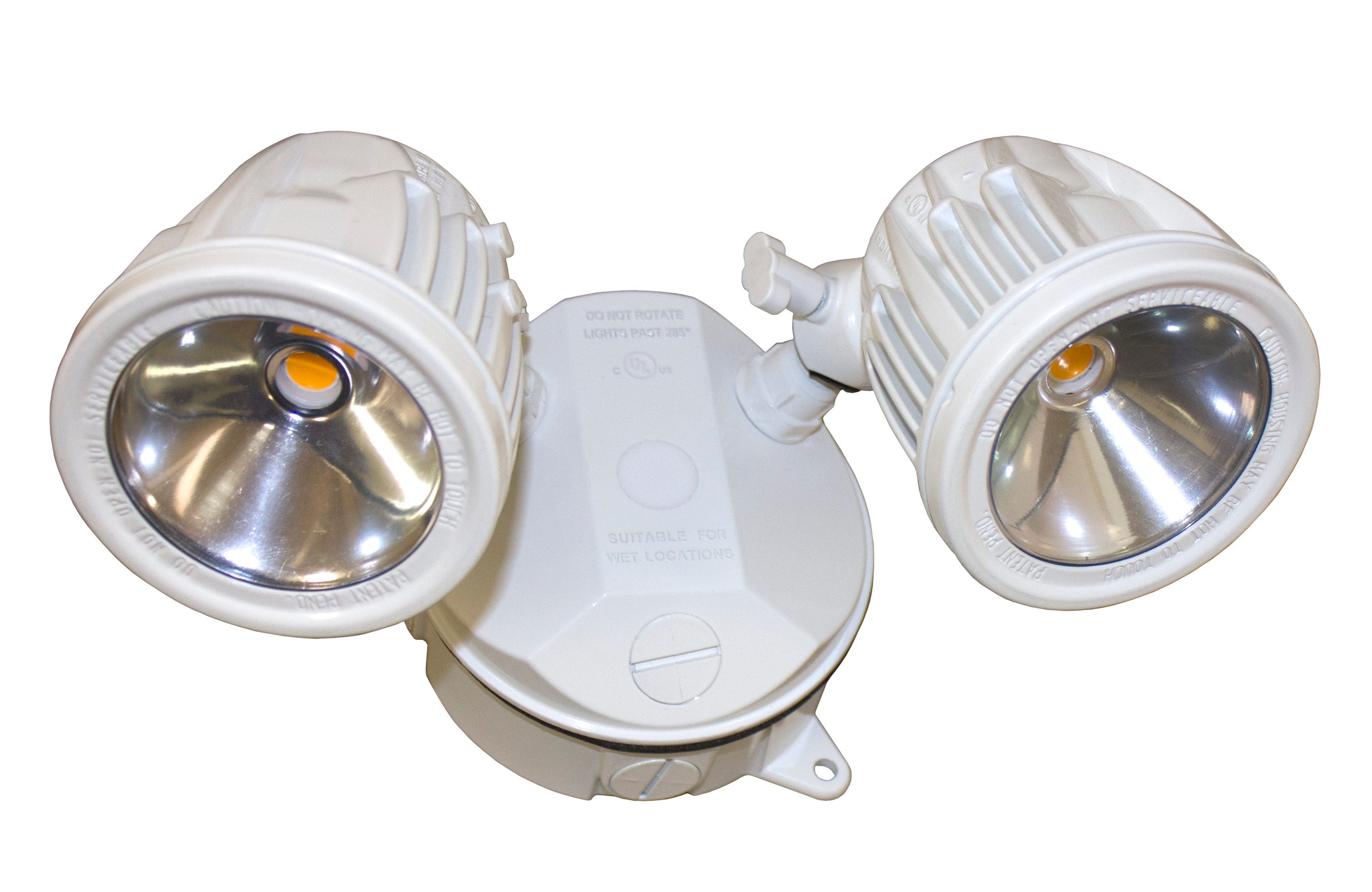 Sigma Engineered Solutions 120-Watt EQ LED White 2-Head Switch-Controlled Flood  Light with Adjustable 1600-Lumen-Lumen in the Switch-Controlled Flood Lights  department at