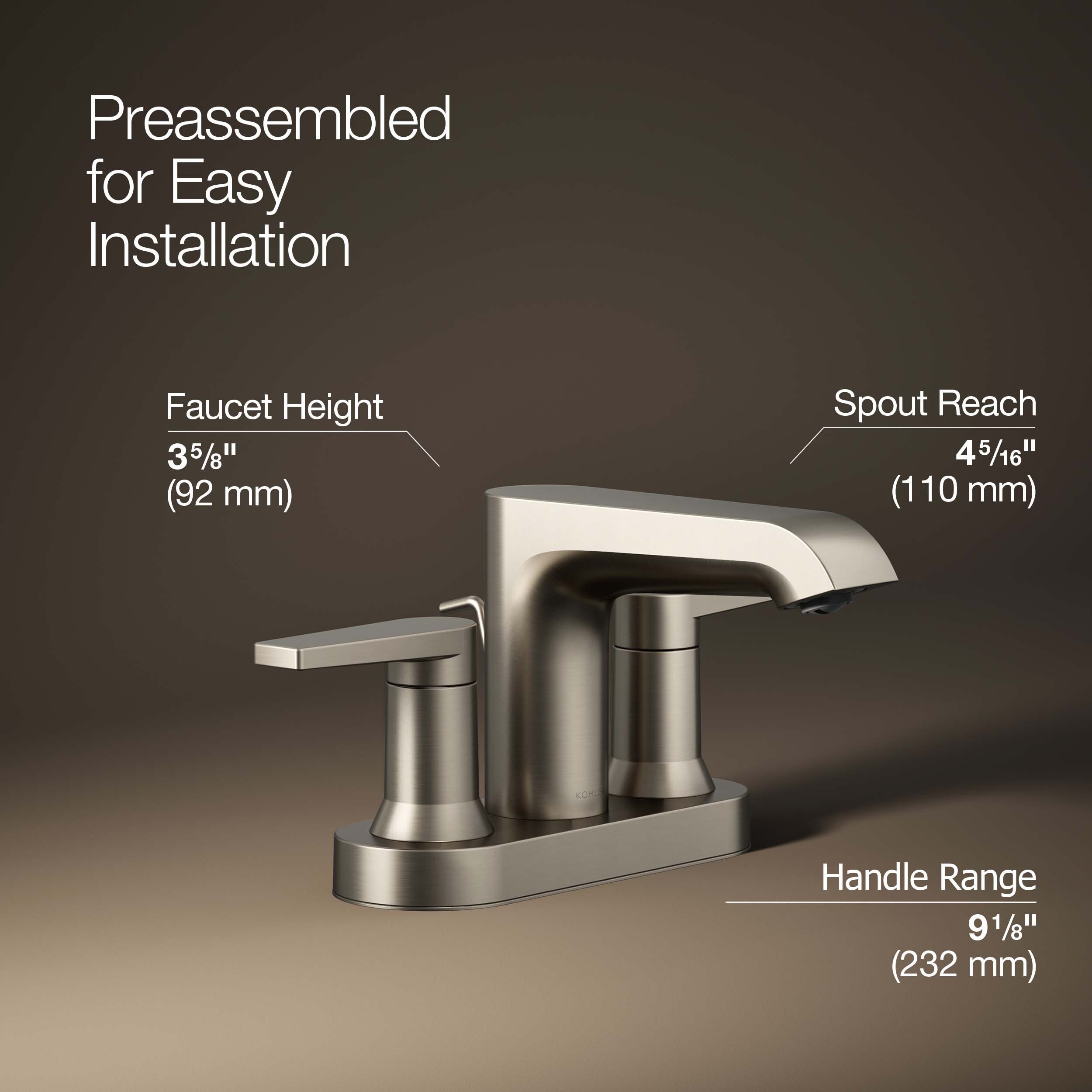 KOHLER K-97094-4-BN Lavatory-Faucets - View #3