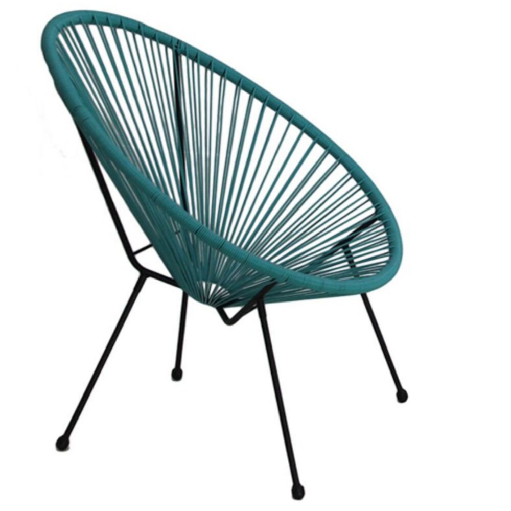HIGHLANDERHOME BLUEACAPULCO1CHAIR Patio-Chairs - View #4
