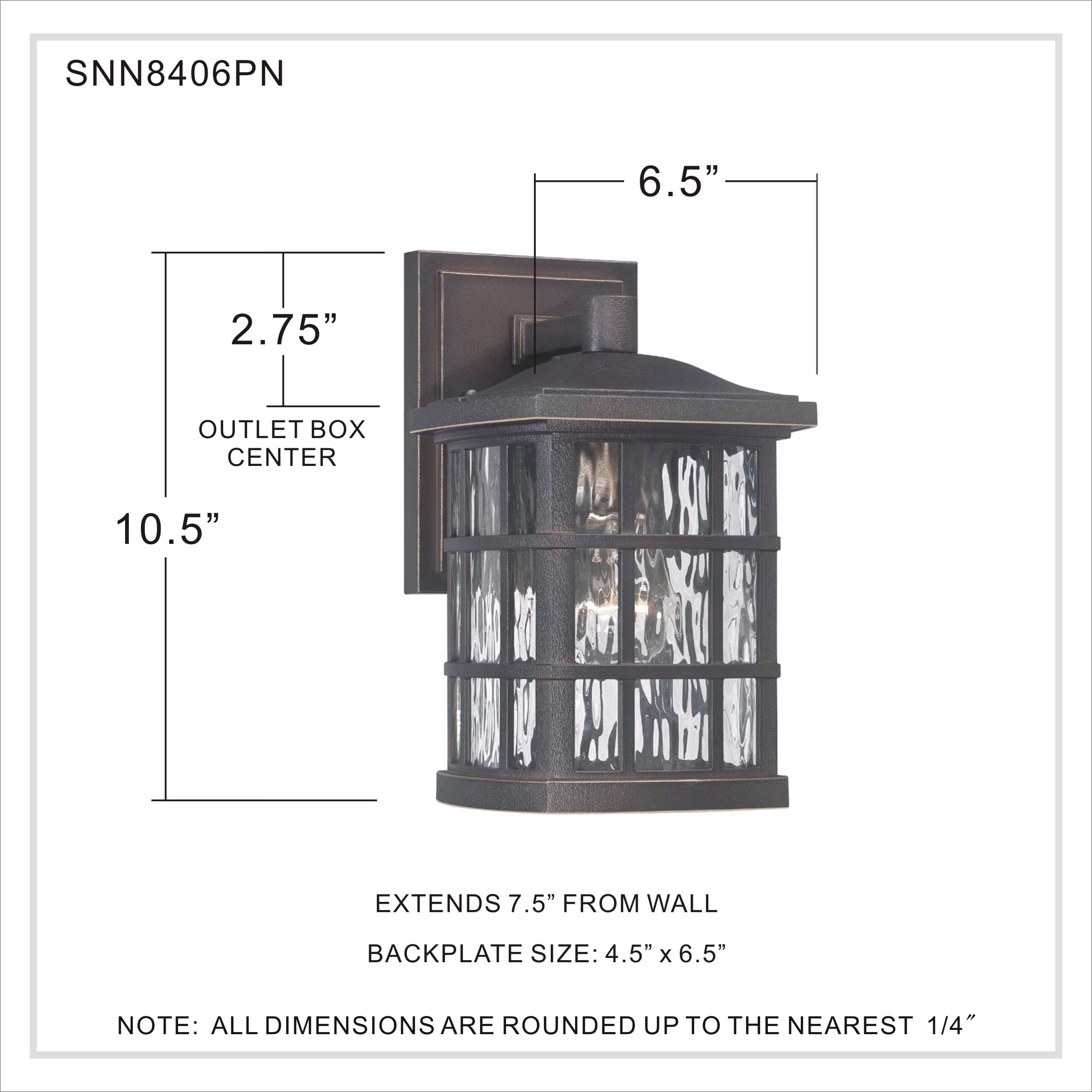 Quoizel SNN8406PN Outdoor-Wall-Lighting - View #7