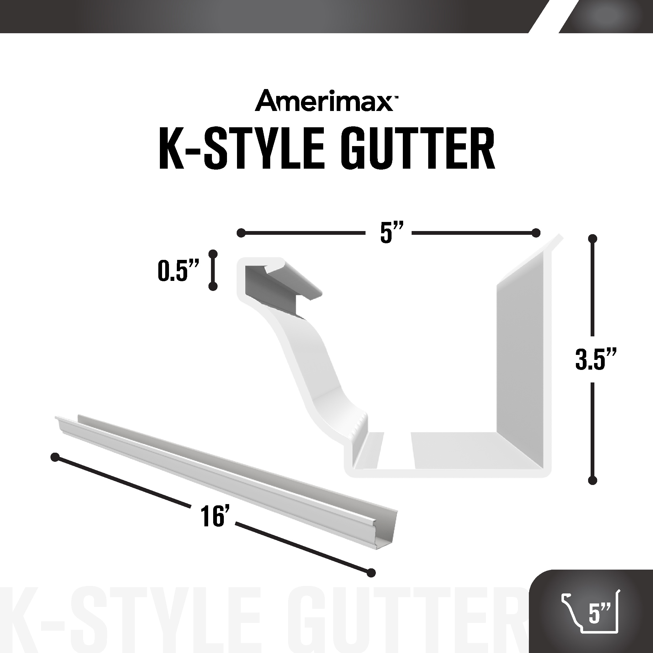 Amerimax 26105020192 Gutter-Systems - View #3