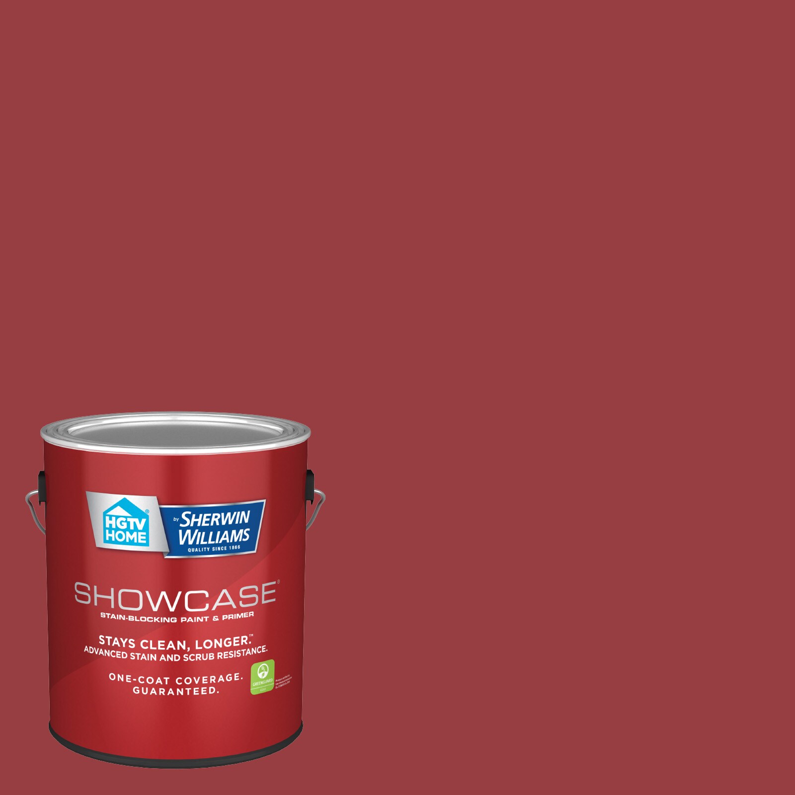 HGTV HOME by Sherwin-Williams 1011-2-935233 Showcase Eggshell Fabulous Red 1011-2 Acrylic Interior Paint Paint + Primer ( 1-gallon )