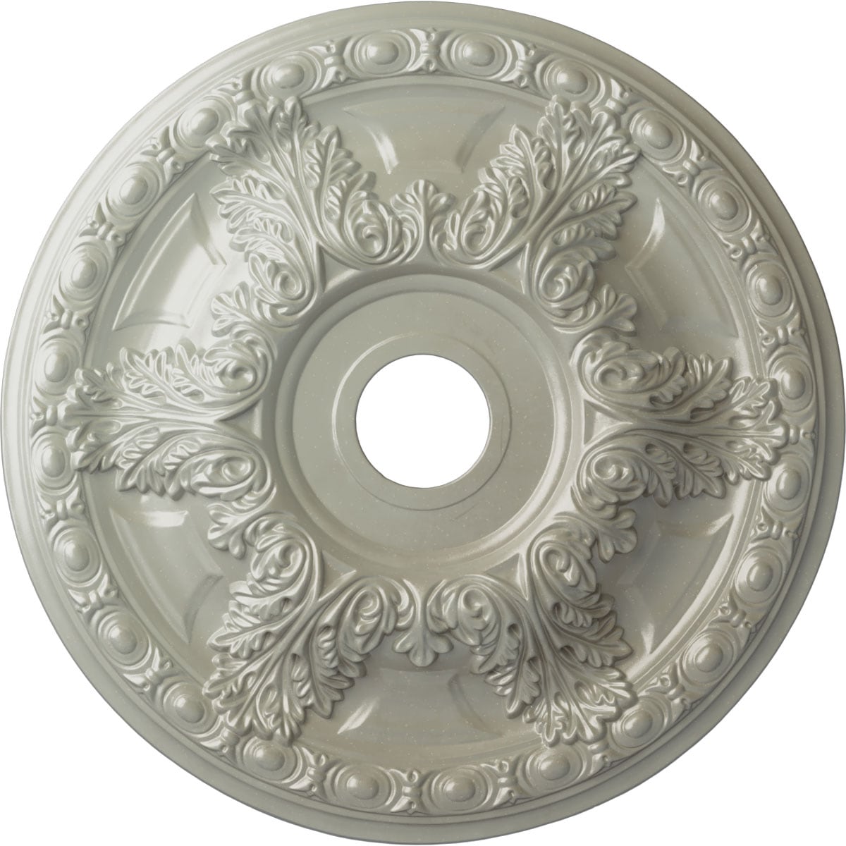 Ekena Millwork CM23GAFCS Granada 23.375-in W x 23.375-in L Painted Flash Copper Polyurethane Whole Ceiling Medallion