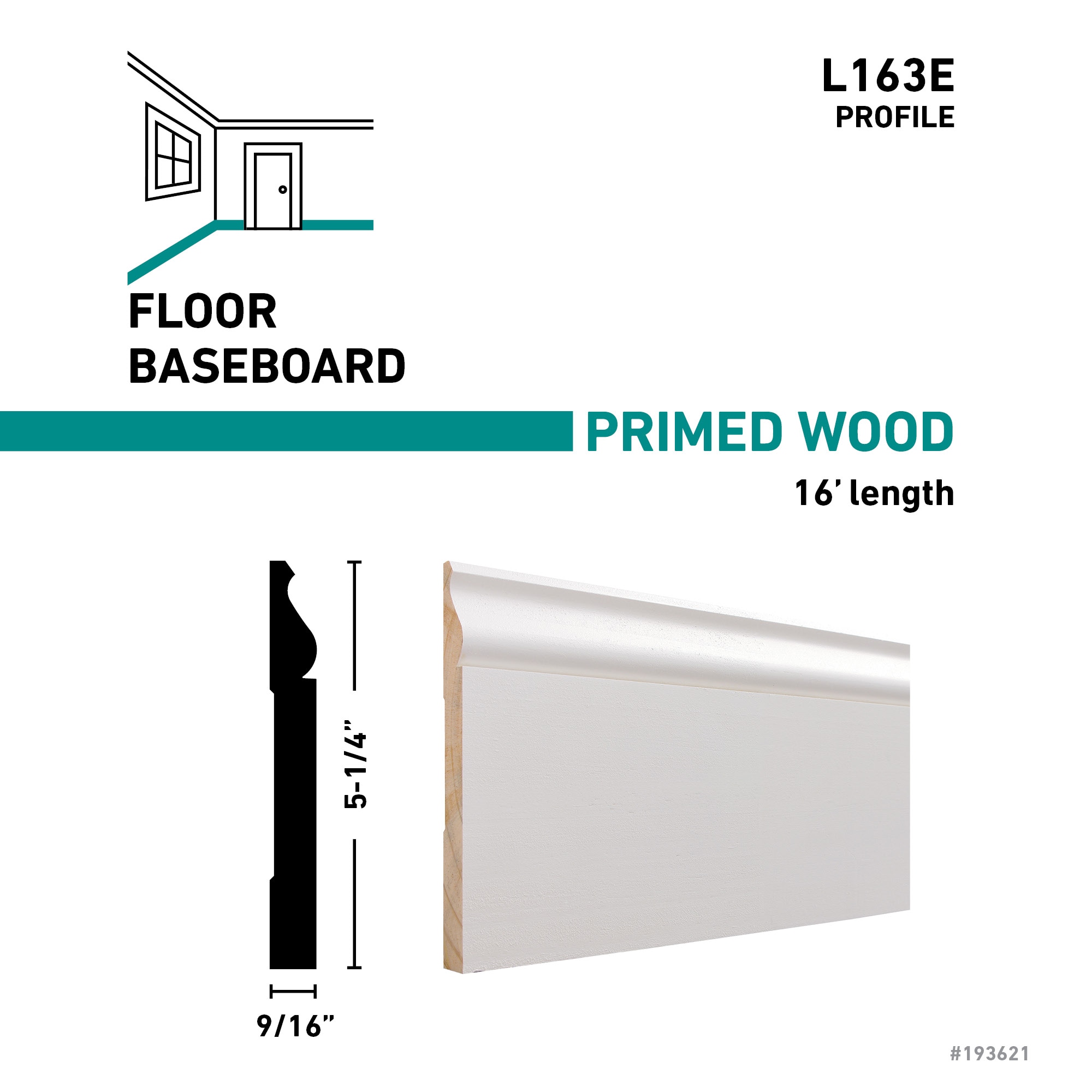 RELIABILT L163E16FJPMD Baseboard-Moulding - View #5