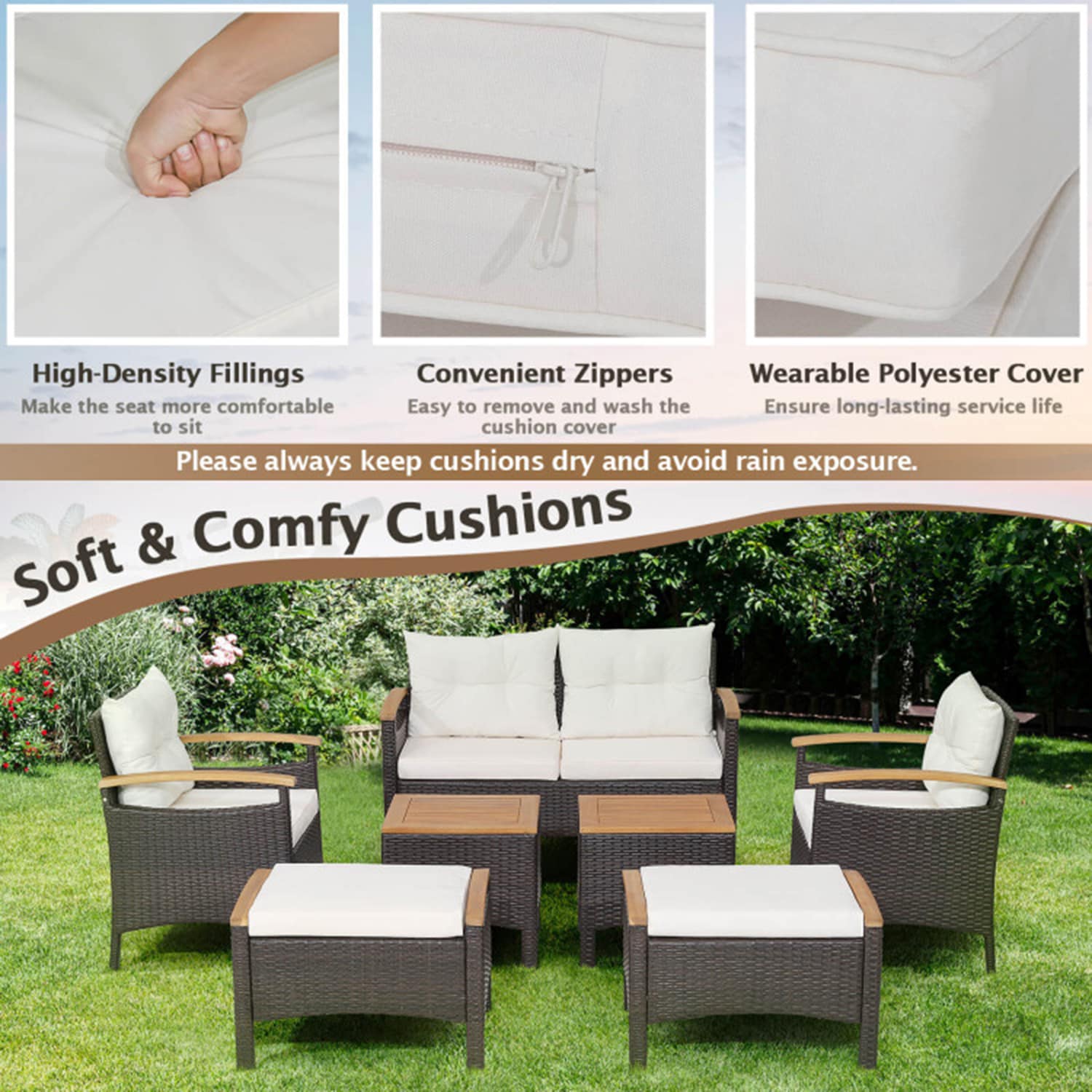 Mondawe MO-S00017 Patio-Conversation-Sets - View #5