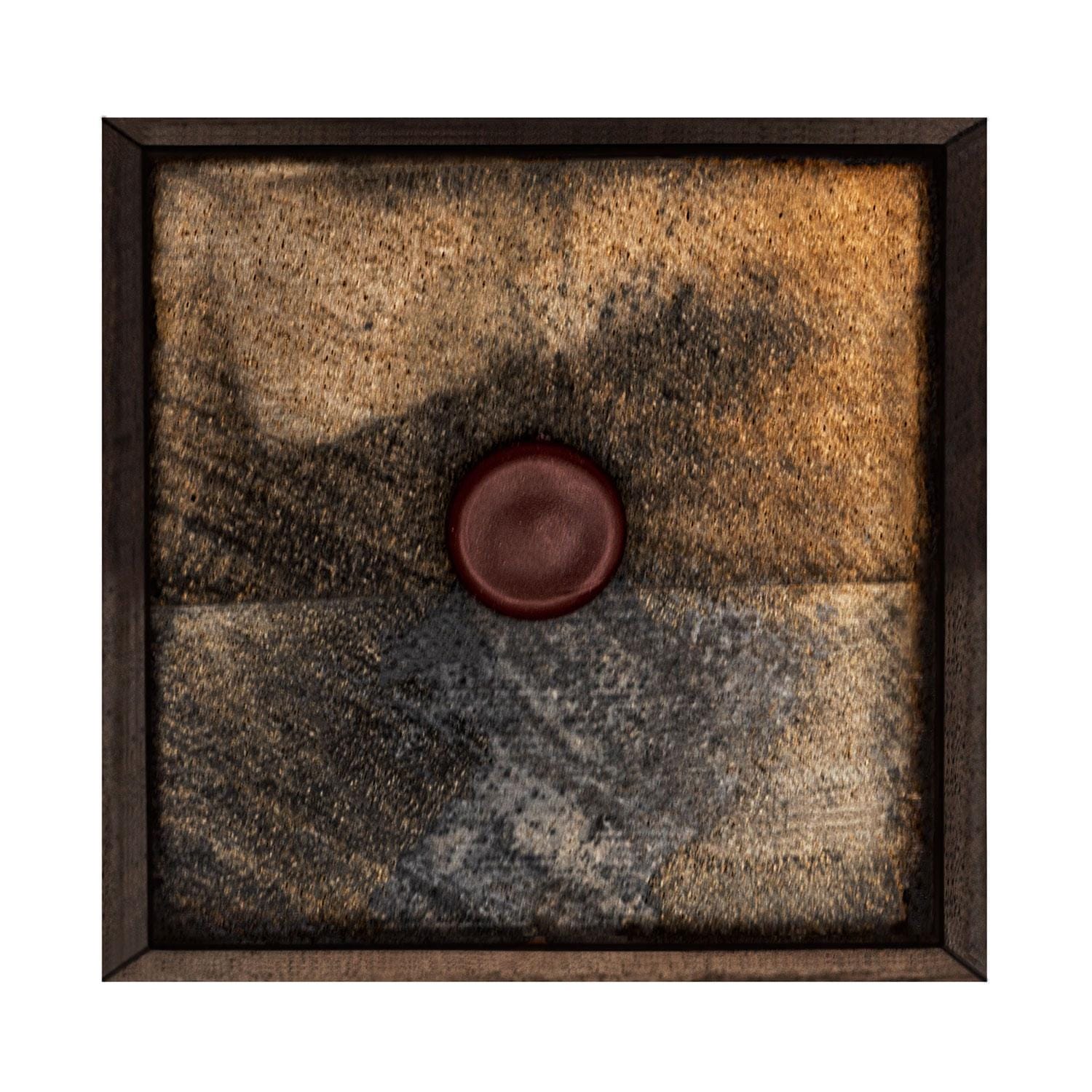 Stained Cherry Solid Hardwood Square Bun Foot Leg