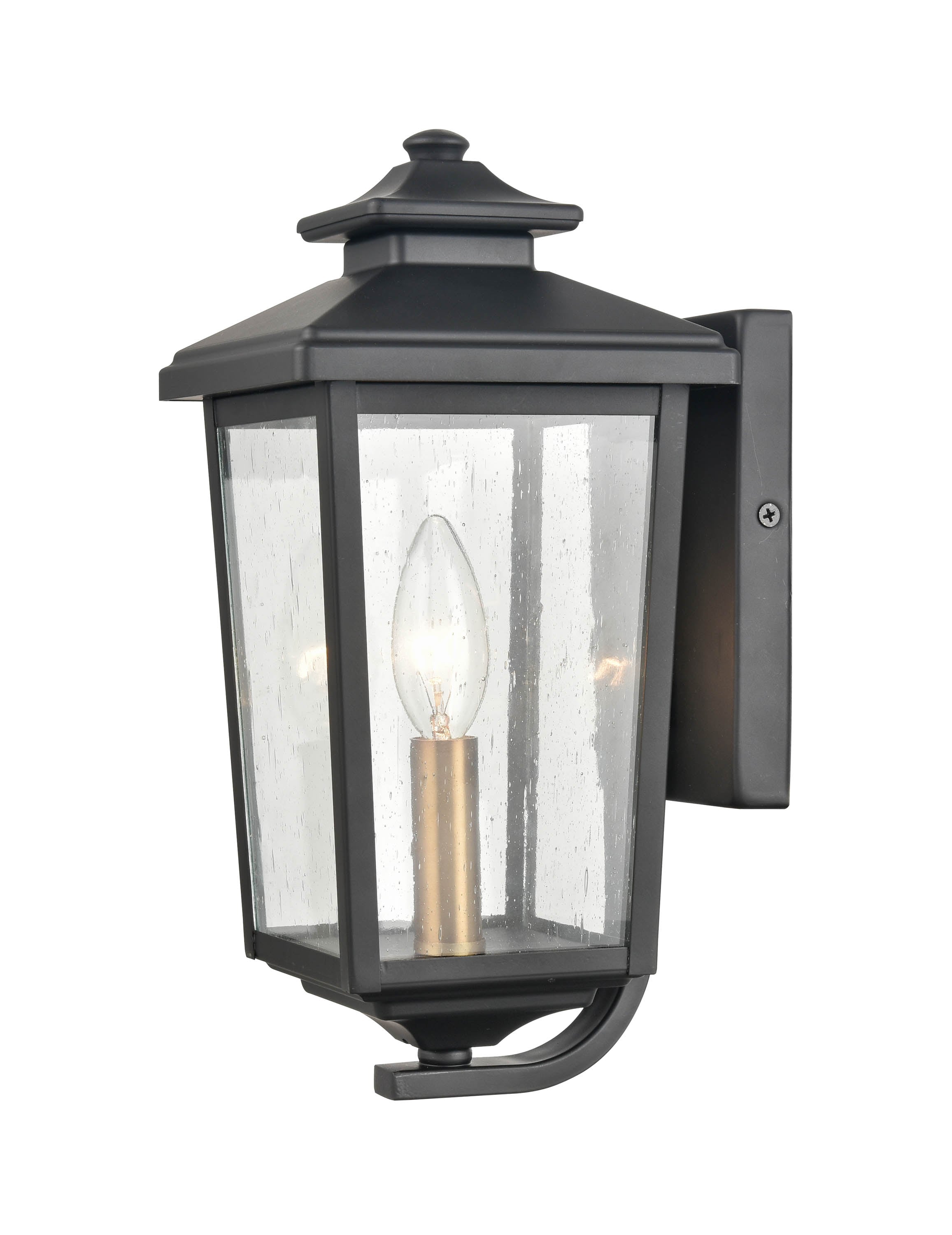 Millennium Lighting Eldrick 12.25-in H Powder Coat Black Hardwired ...