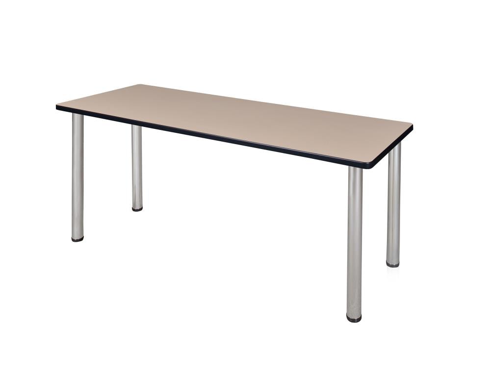 Regency MT6624BEBPCM Training Off-white 4-Person Training Table (66-in W x 29-in H)