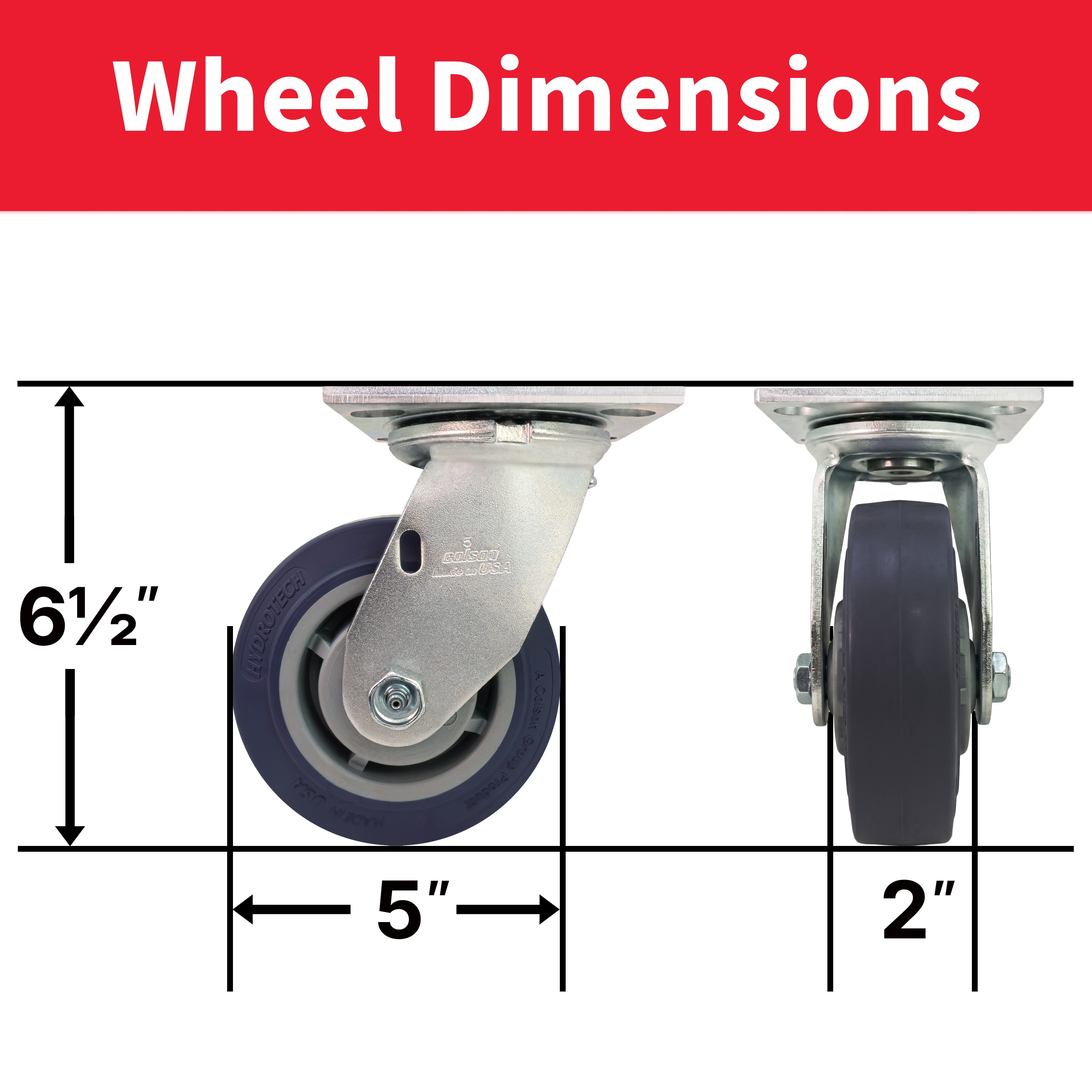 Colson 82326 casters - View #9