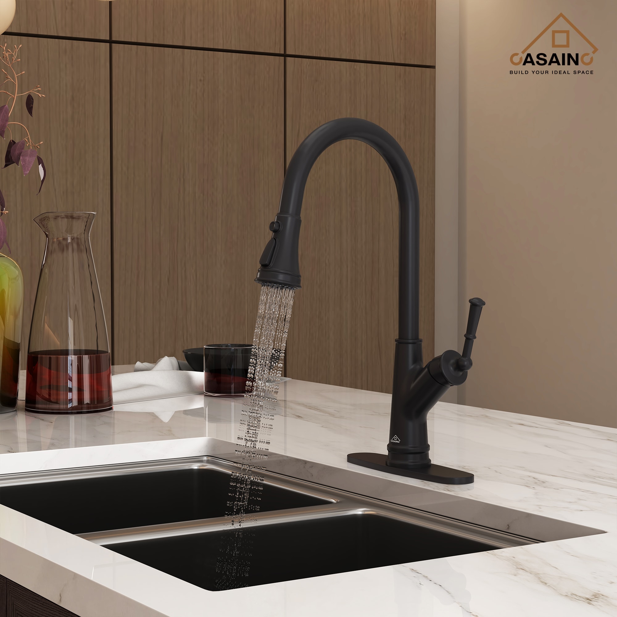 CASAINC RB0762-WE Kitchen-Faucets - View #3