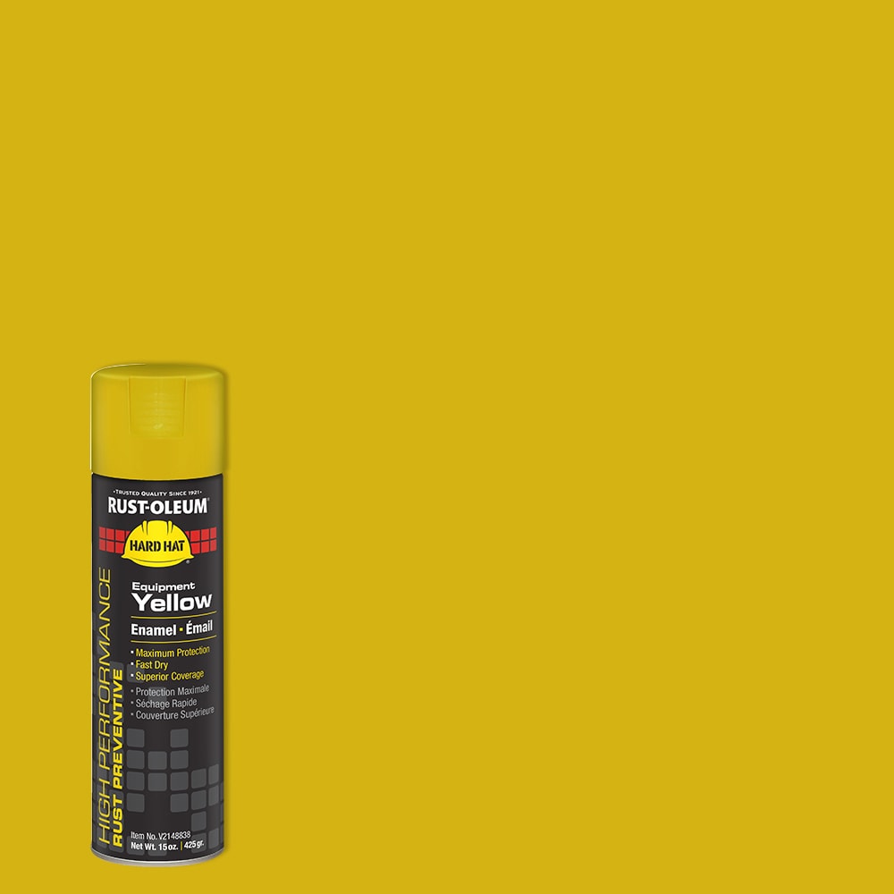 Rust-Oleum V2148838 High Performance Gloss Equipment Yellow (NET WT. 15-oz