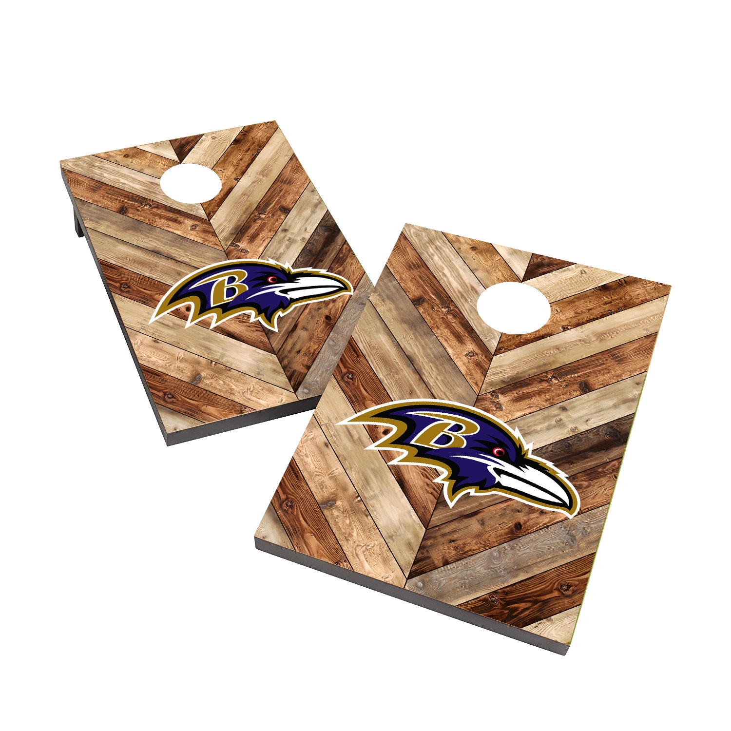 Set Of 8 Black and Purple Baltimore Ravens Cornhole Bean Bags FREE SHIPPING 