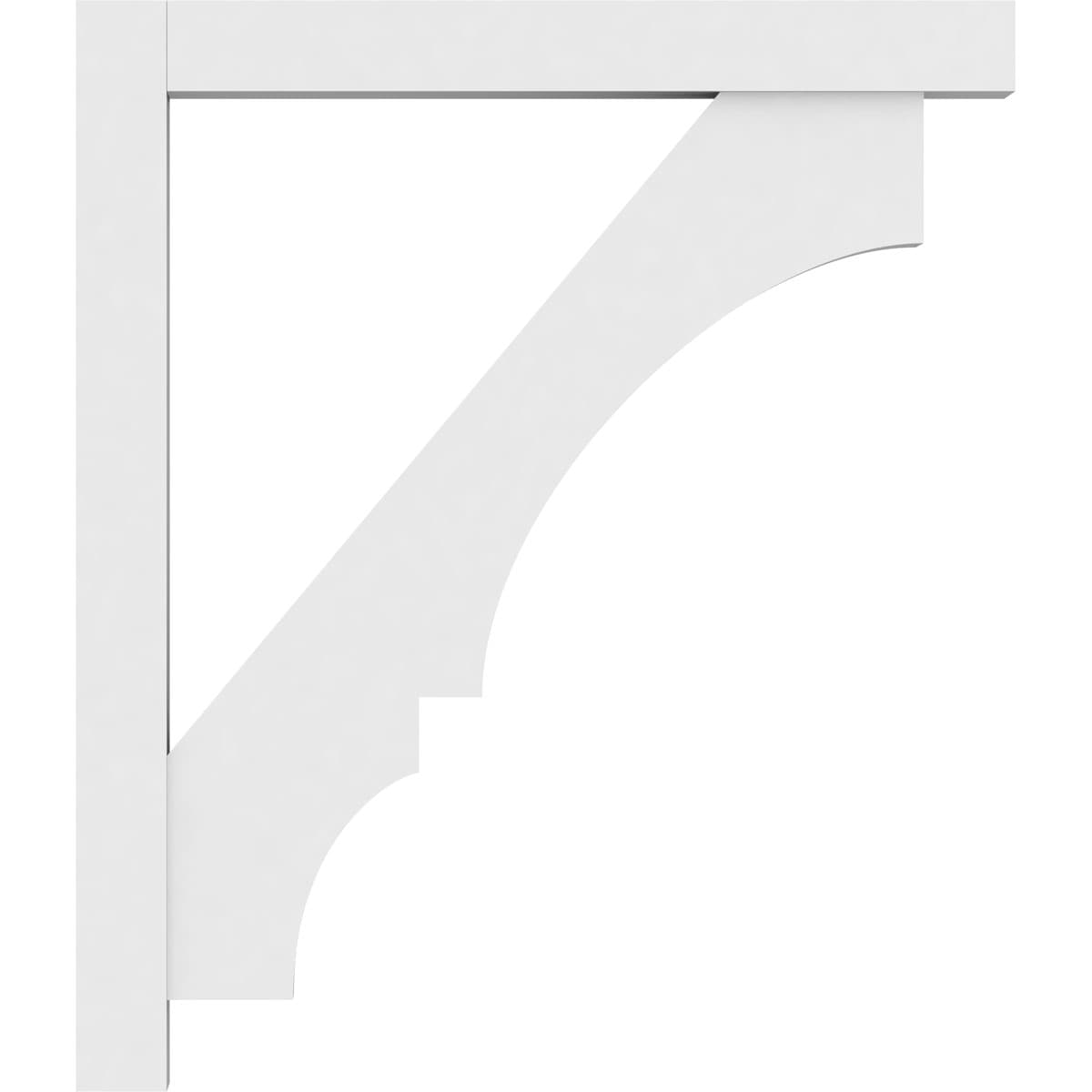 Ekena Millwork BKTP03X36X36BOA05 Exterior-Brackets-Braces - View #3