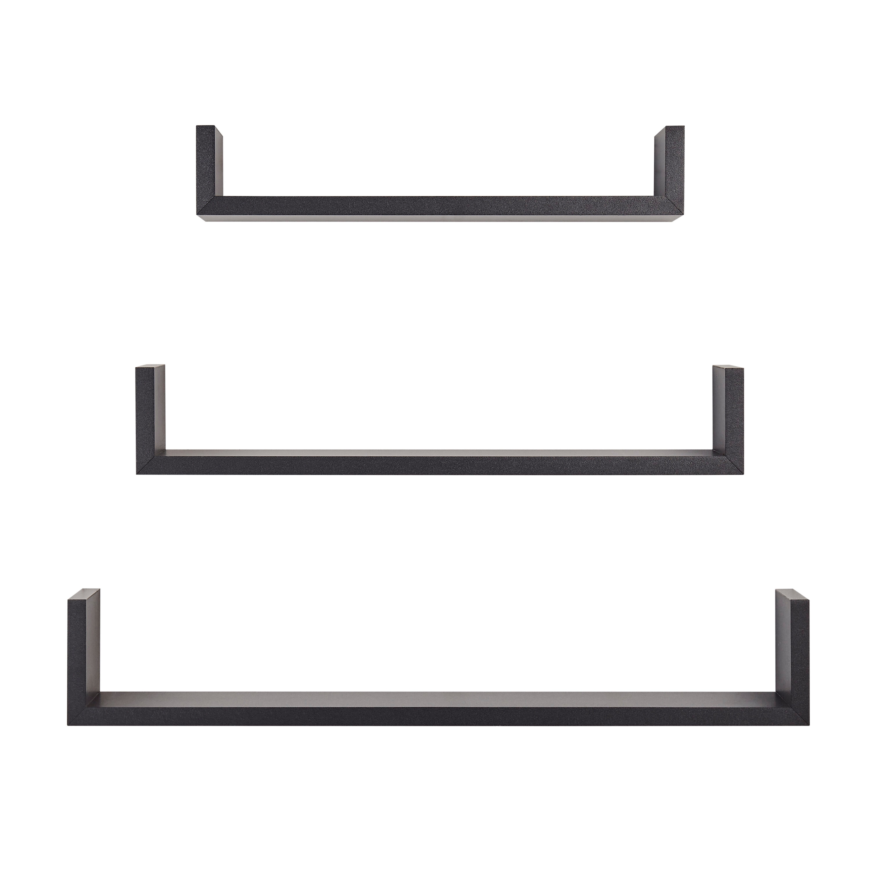 Danya B. XF22039BK Wall-Mounted-Shelving - View #2